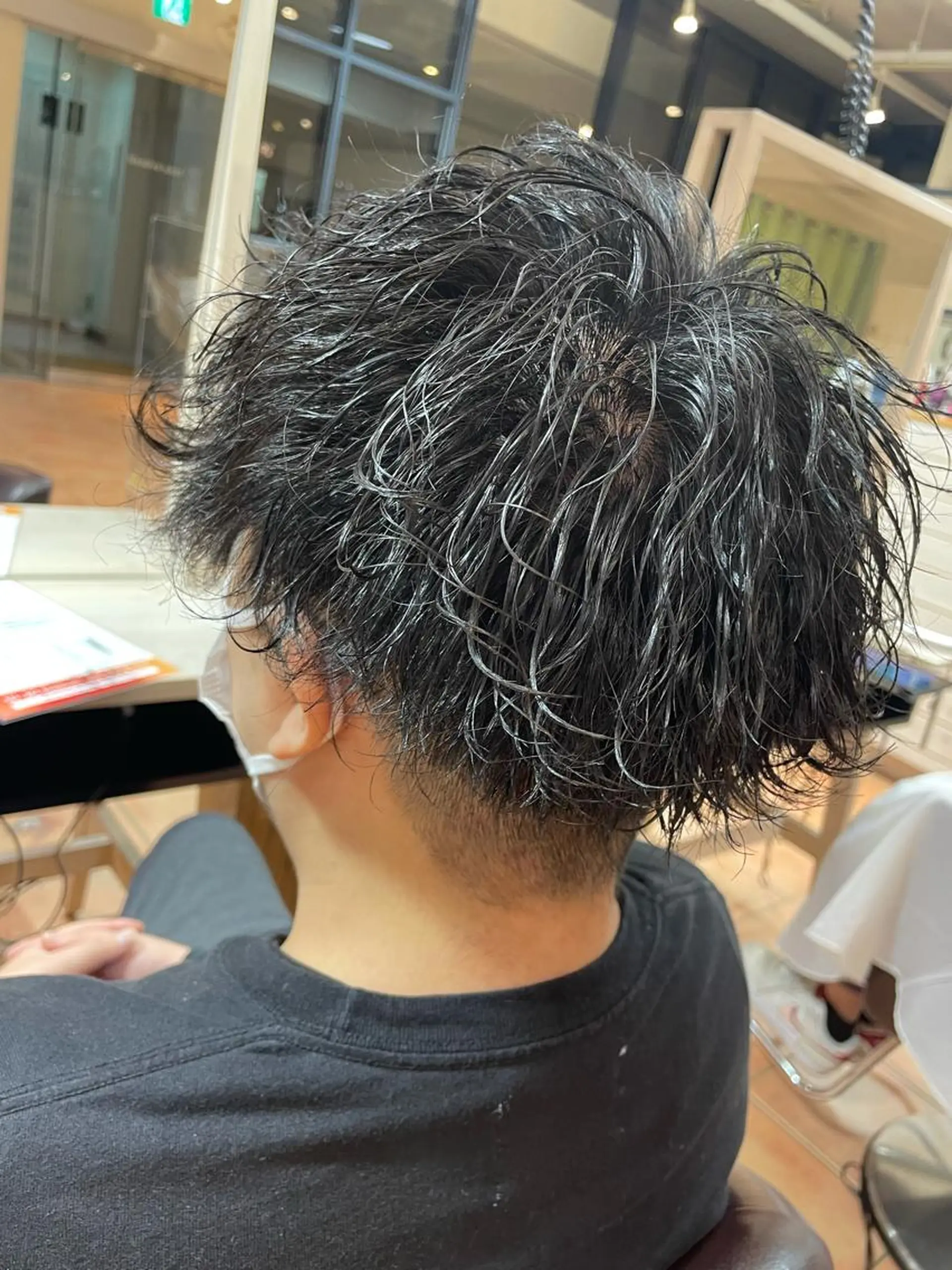 ミディアム パーマ メンズ 辻堂メンズ特化 YU-YAのヘアスタイル