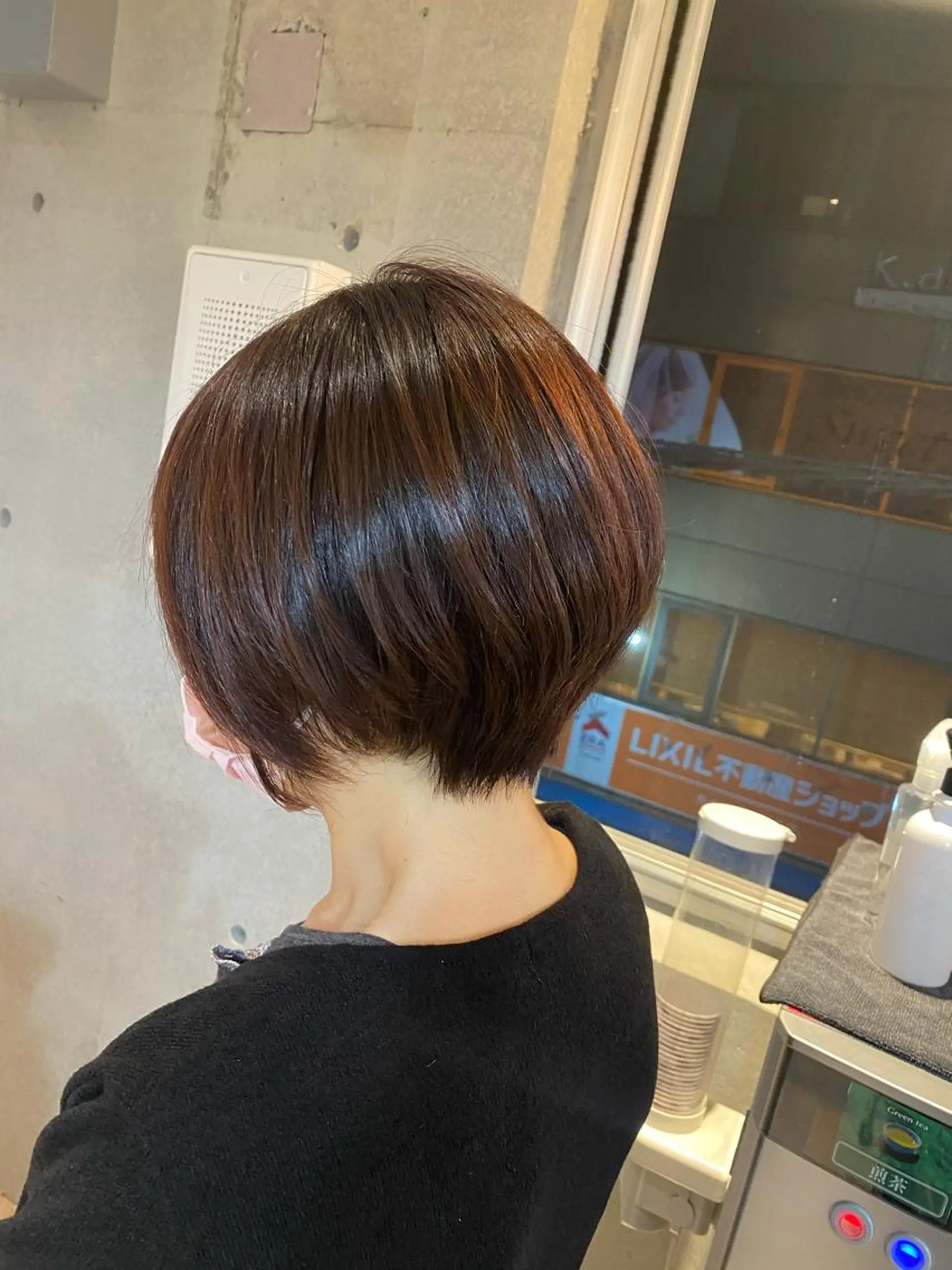 ショート くびれヘア 似合わせカット ショートヘア カット ヘアカラー トリートメント 西山 恵太郎のヘアスタイル