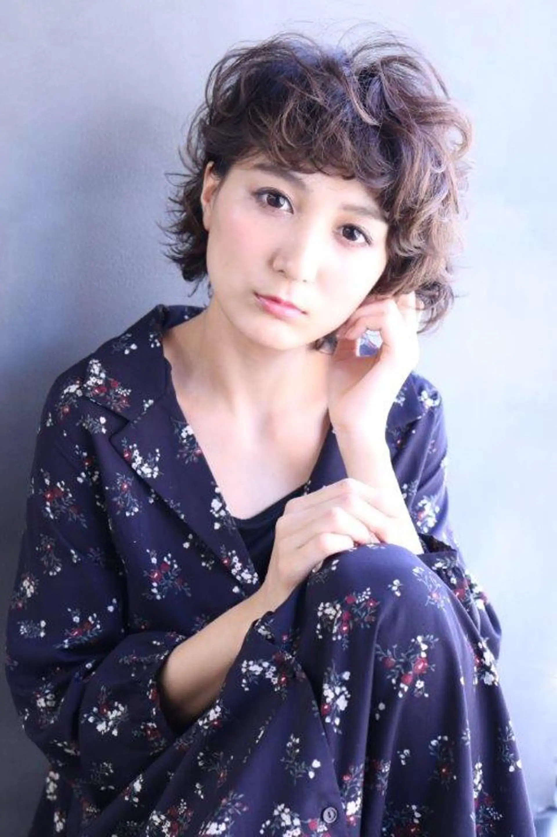 ショート ミディアム カラー パーマ 【スタイリスト】此木 裕菜のヘアスタイル