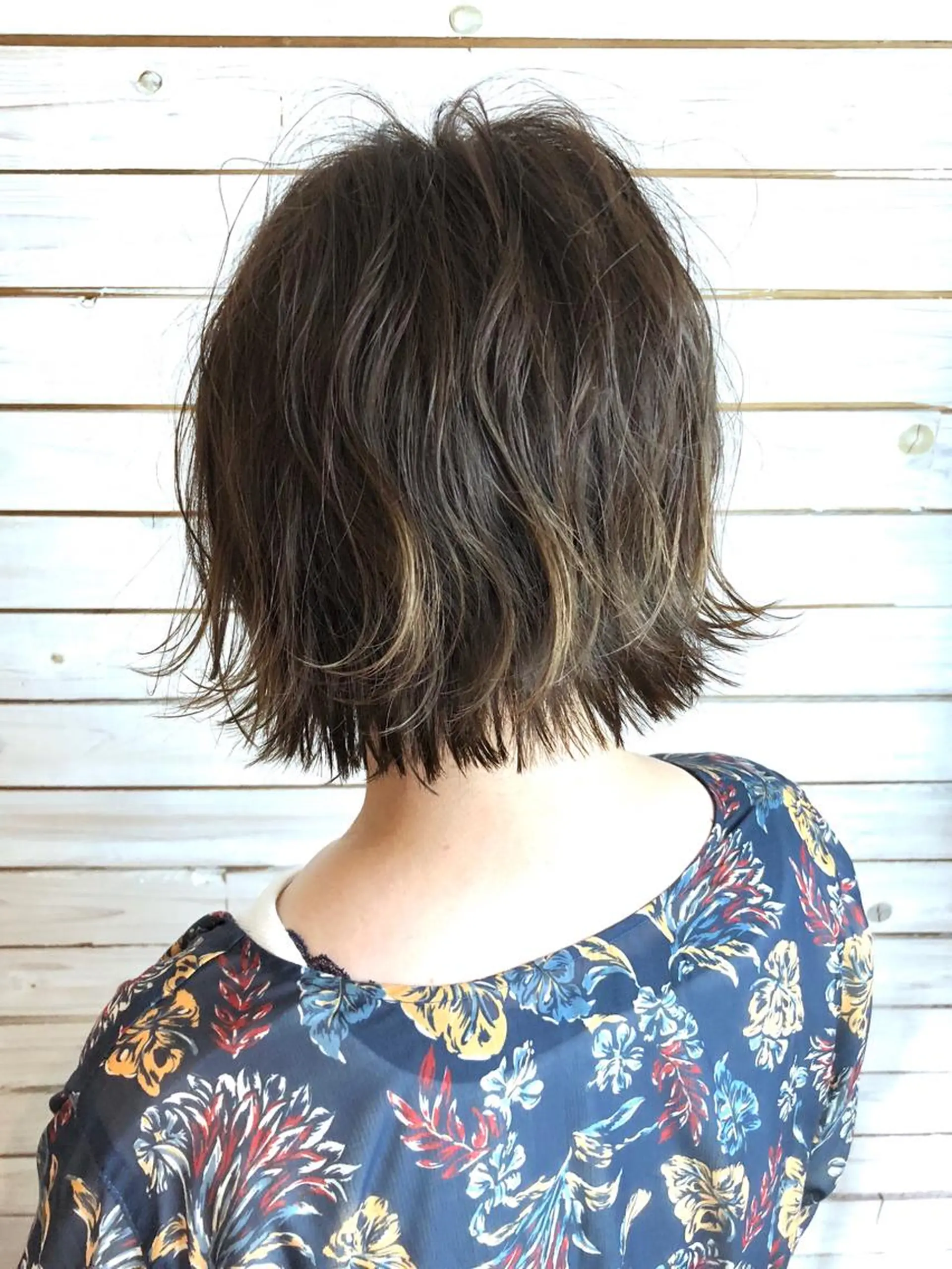 ショート カラー 藤井 一輝のヘアスタイル