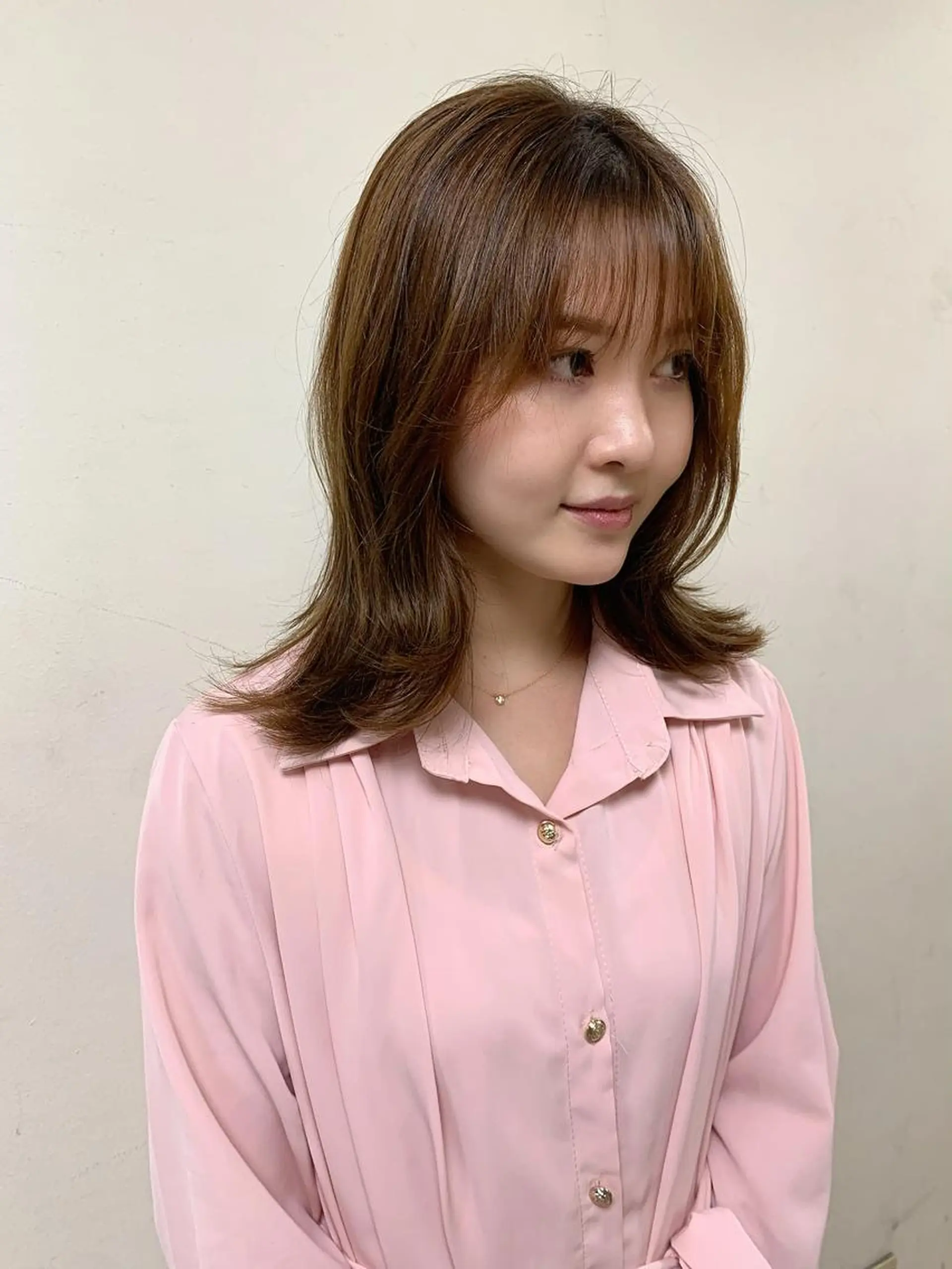 セミロング カット ヘアカラー トリートメント 梅田/茶屋町 sayakaのヘアスタイル