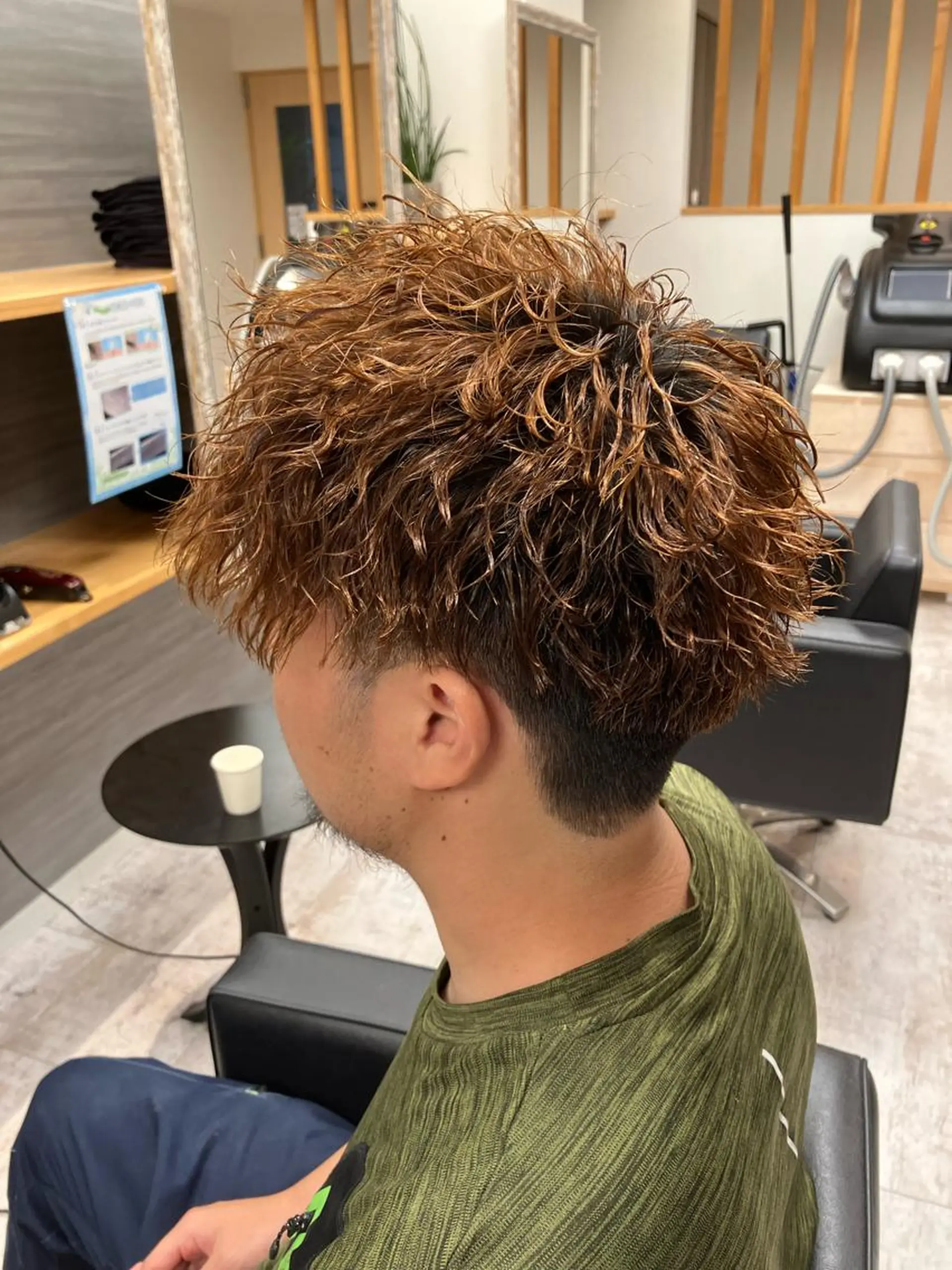 パーマ メンズ カット パーマ メンズ特化/パーマ/ フェードWATARUのヘアスタイル