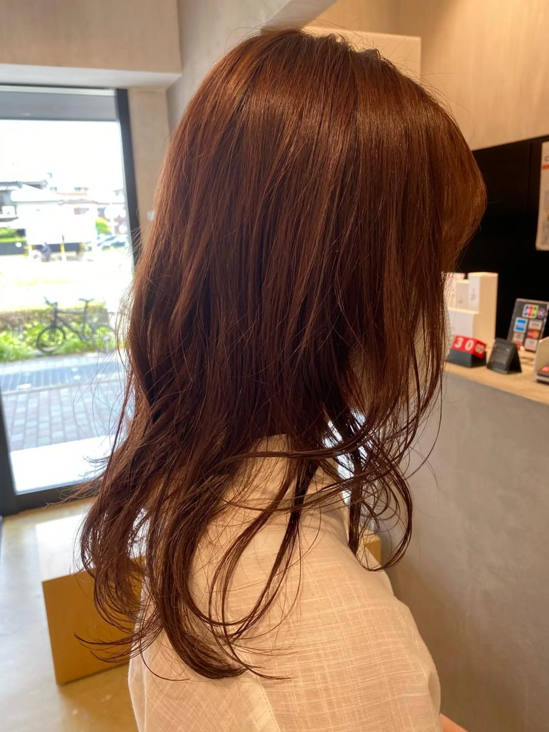 ロング カラー ピンクカラー パープルカラー レイヤーカット 近藤 千裕のヘアスタイル