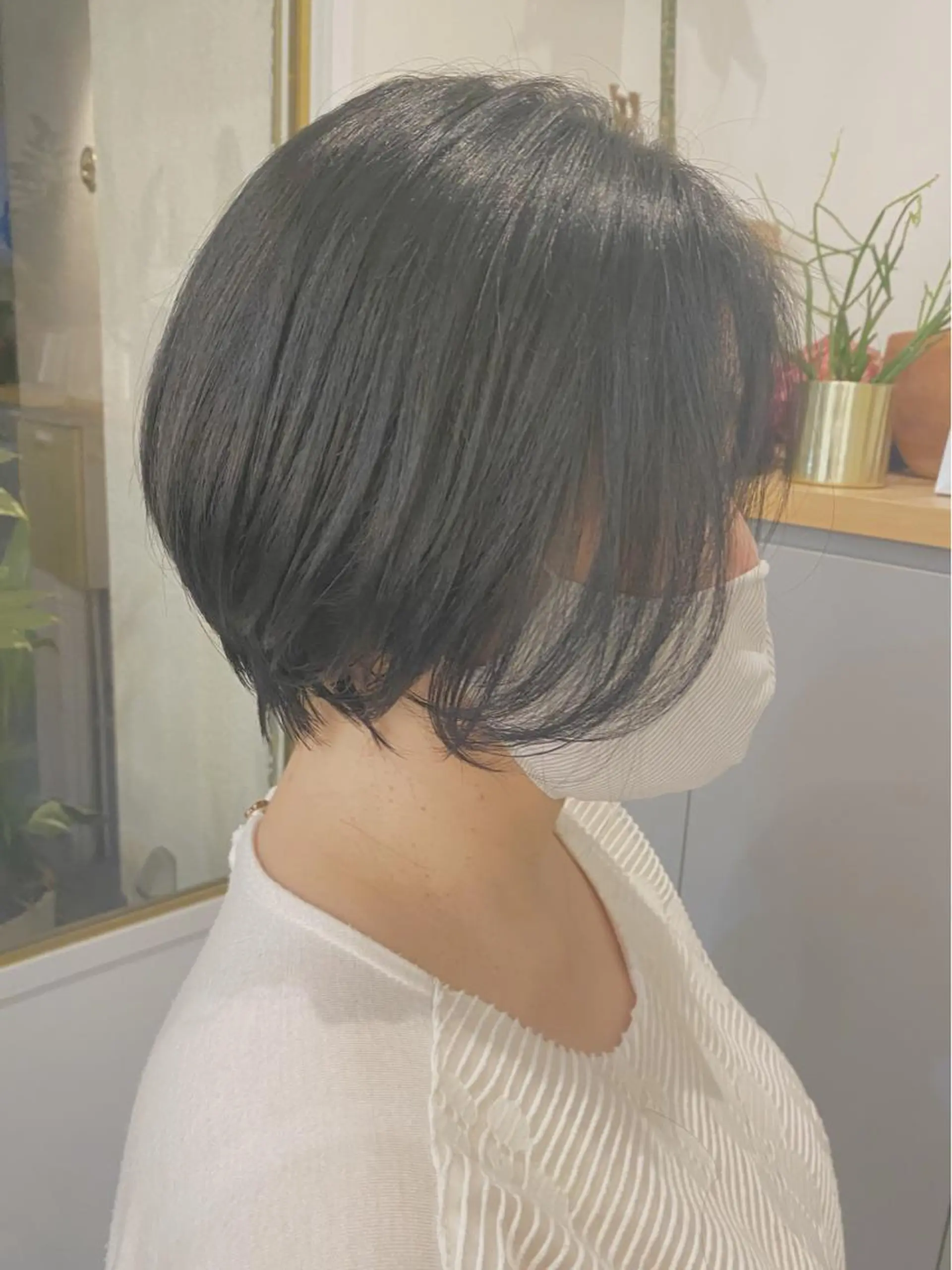 ショート ente im所属・上田 文香のヘアスタイル