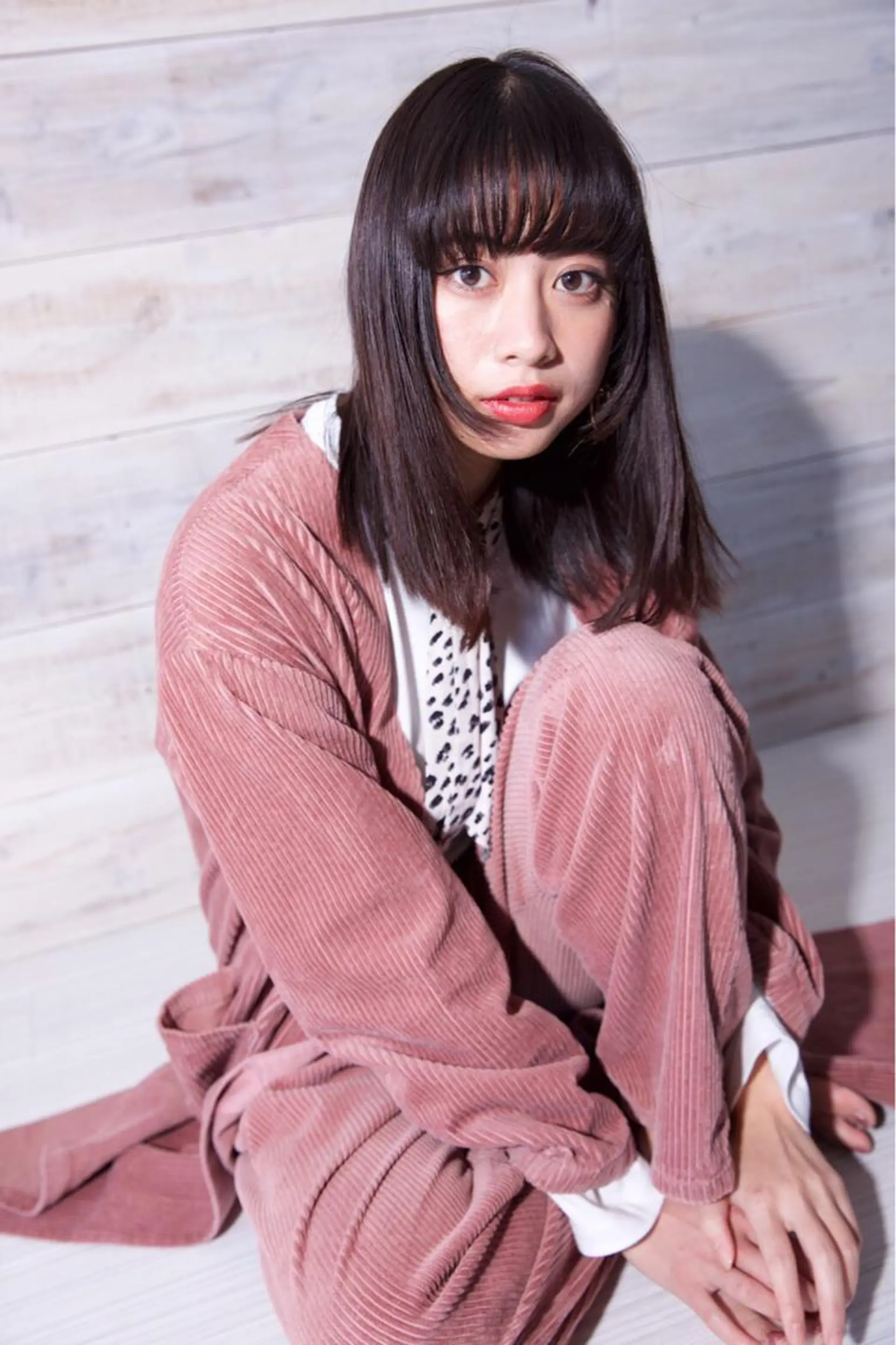 セミロング カラー パーマ ヘアアレンジ 可愛いを作る神 ナオヒロのヘアスタイル