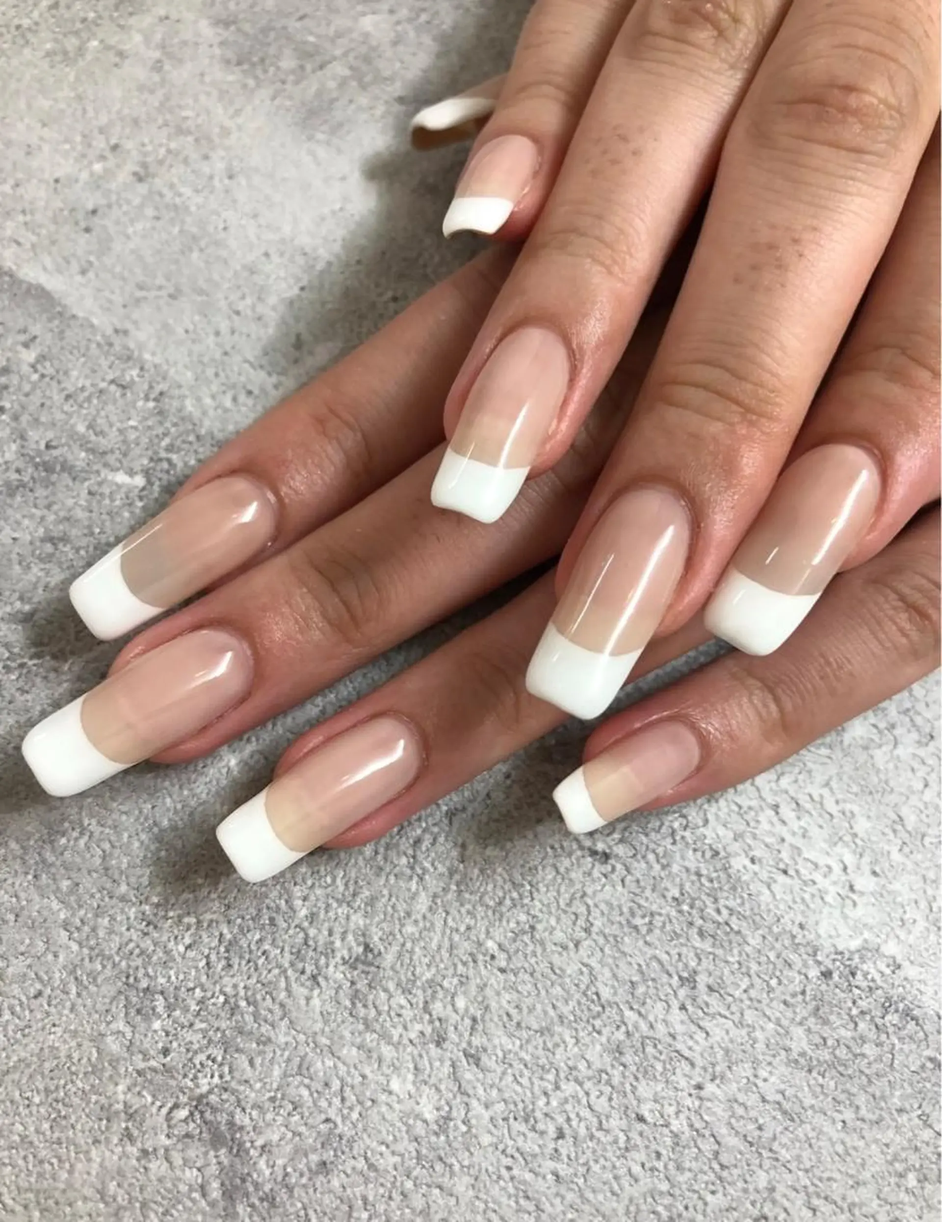 ネイル フレンチネイル ロングネイル nail salon CIELのネイルデザイン