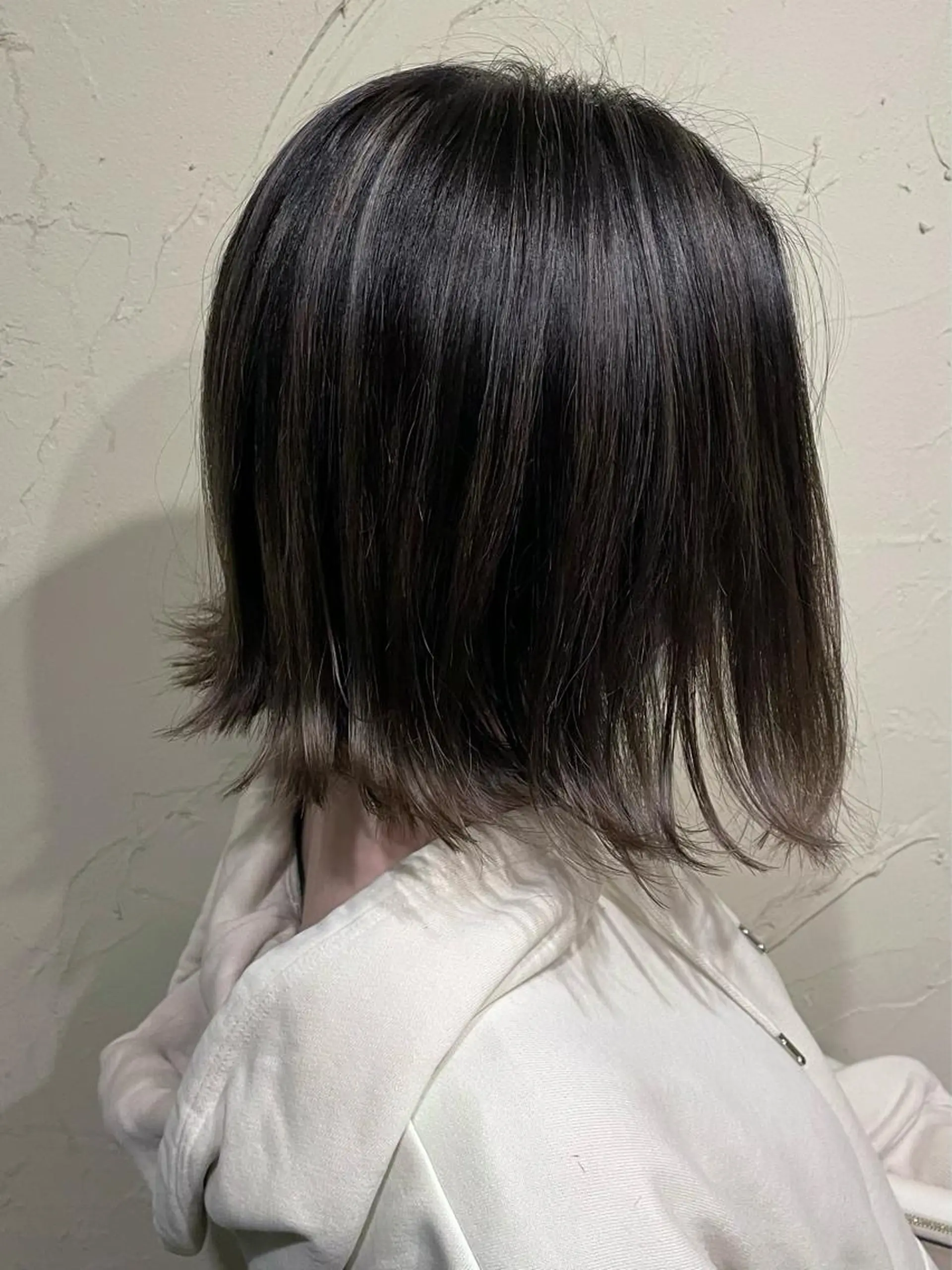 ミディアム カラー ハイライトカラー ボブ ハイライト 外ハネヘア メンズ特化/パーマ指 名No.1/百瀬太郎のヘアスタイル