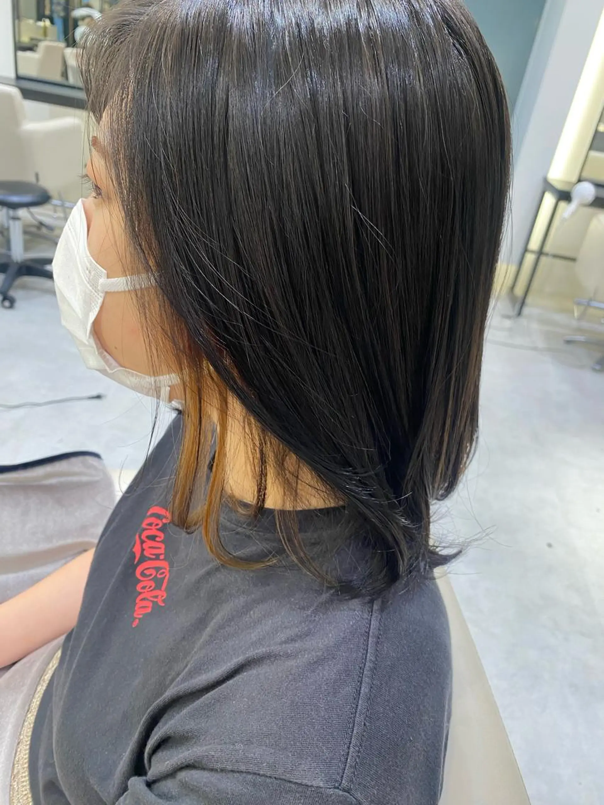 ミディアム カラー コルソケーツー　梅田茶屋町(corso k-two)所属・三村 さゆみのヘアスタイル