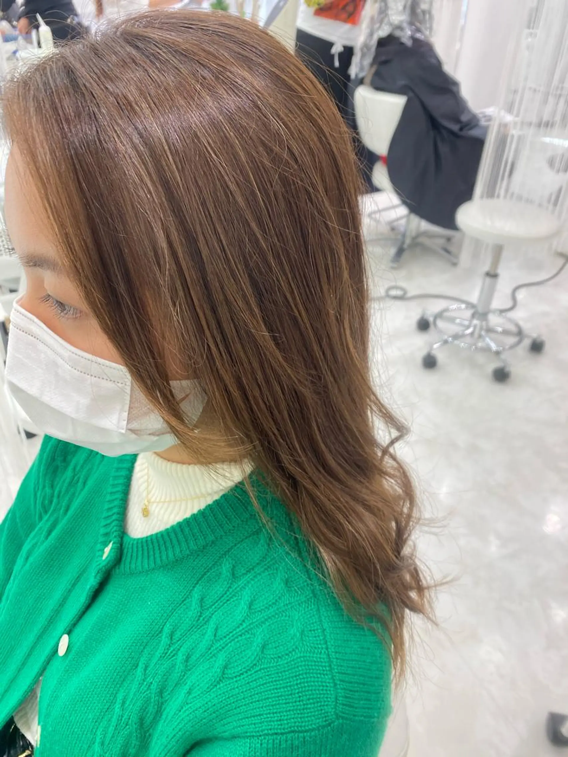 セミロング ハイライト hair Freak所属・佐藤 祥太のヘアスタイル