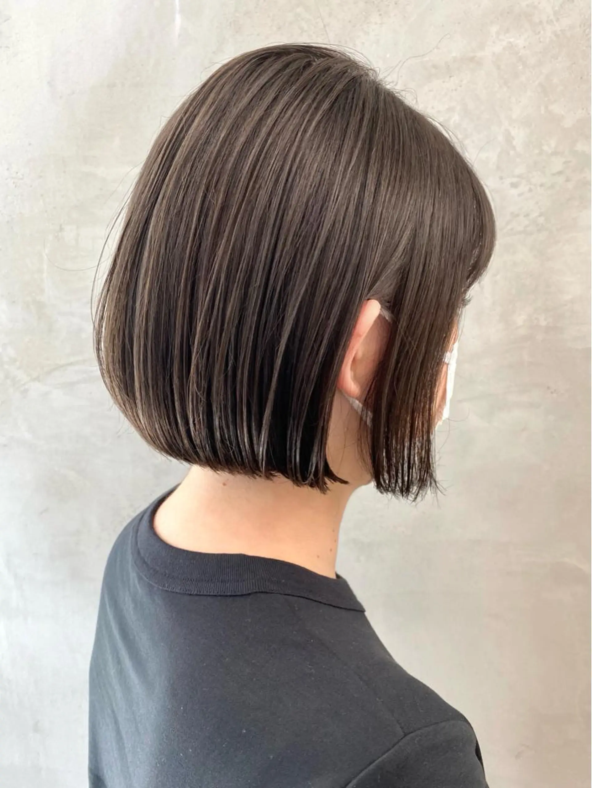 ミディアム カラー ブリーチ ブラウンカラー ブリーチなしカラー オリーブブラウン カット ヘアカラー トリートメント pesca 長町南店 OIKAWAのヘアスタイル