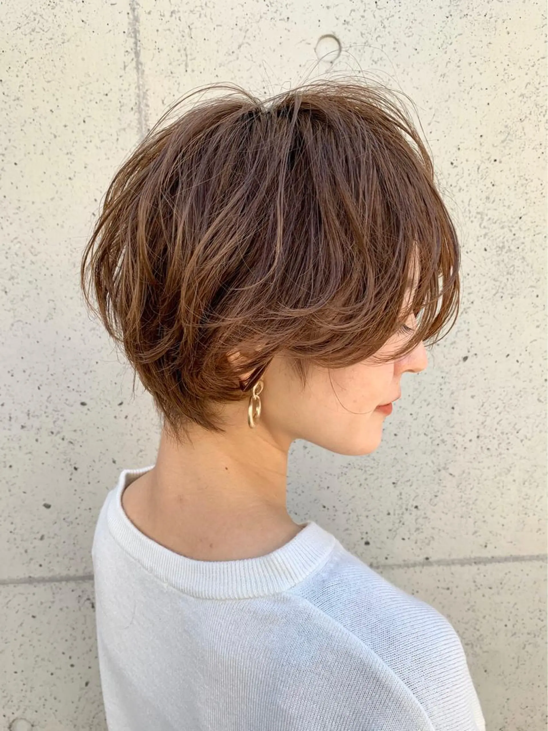 ショート カット ヘアカラー トリートメント ヘッドスパ 代表 吉澤弘哲のヘアスタイル