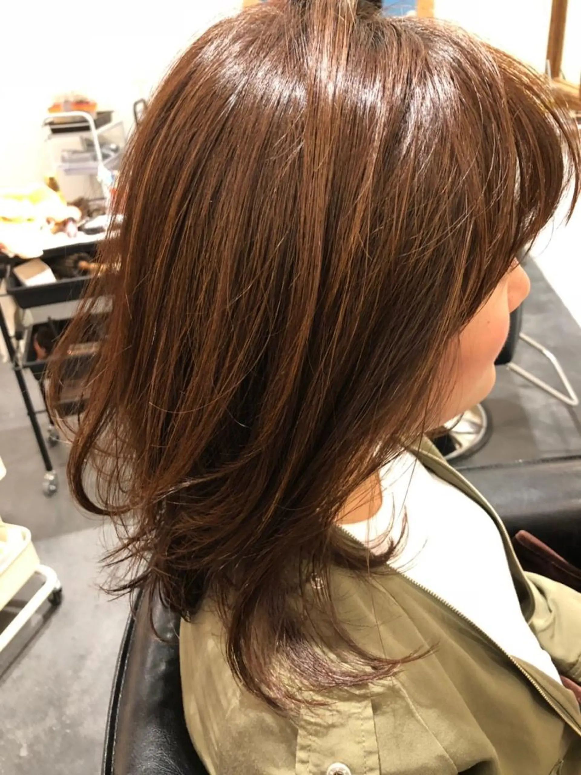 セミロング 髪質改善 十河　勇作のヘアスタイル