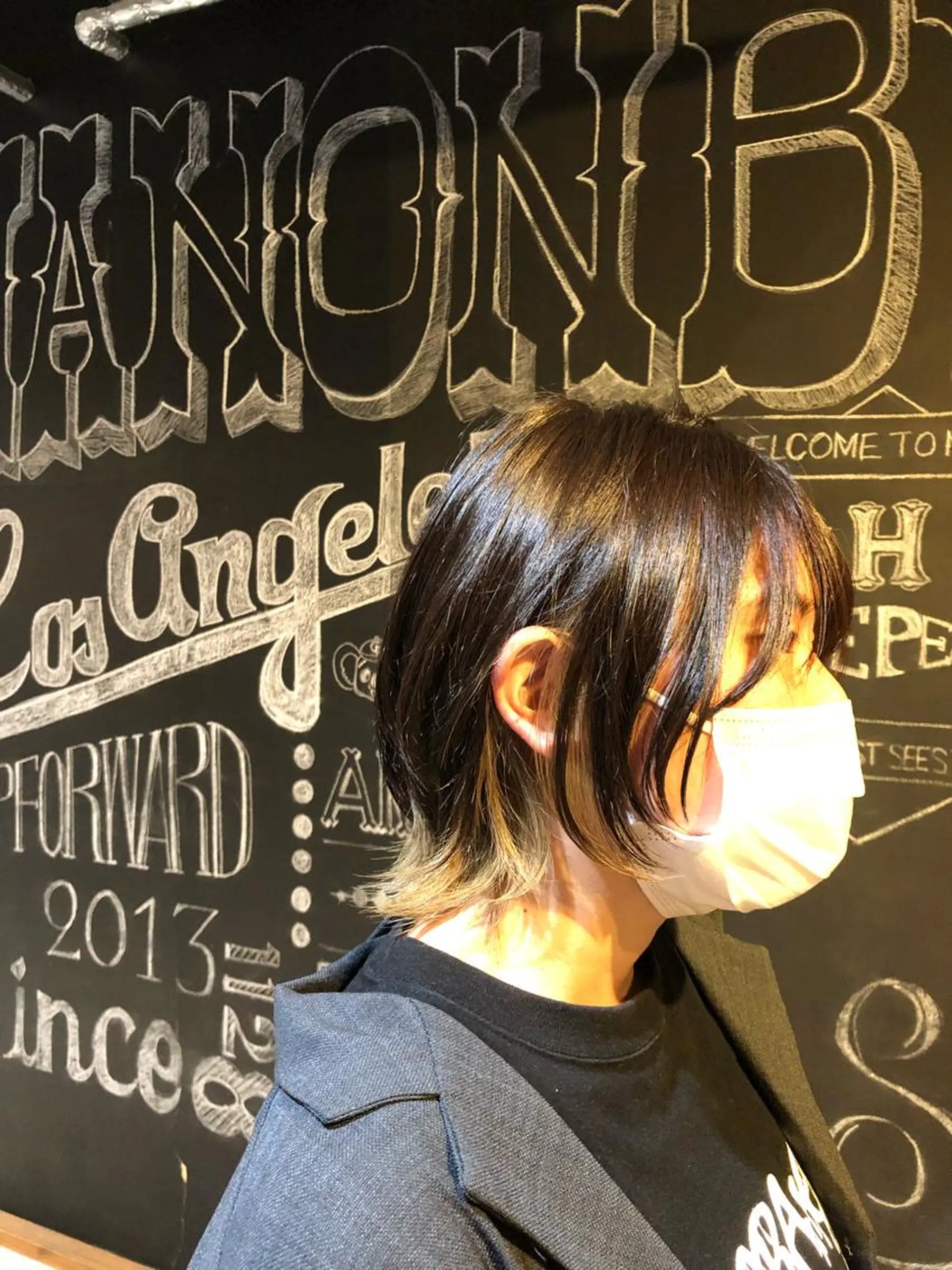 ショート ウルフカット ヘアカラー トリートメント times salon 栄所属・韓国ヘアスタイリスト Harukaのヘアスタイル