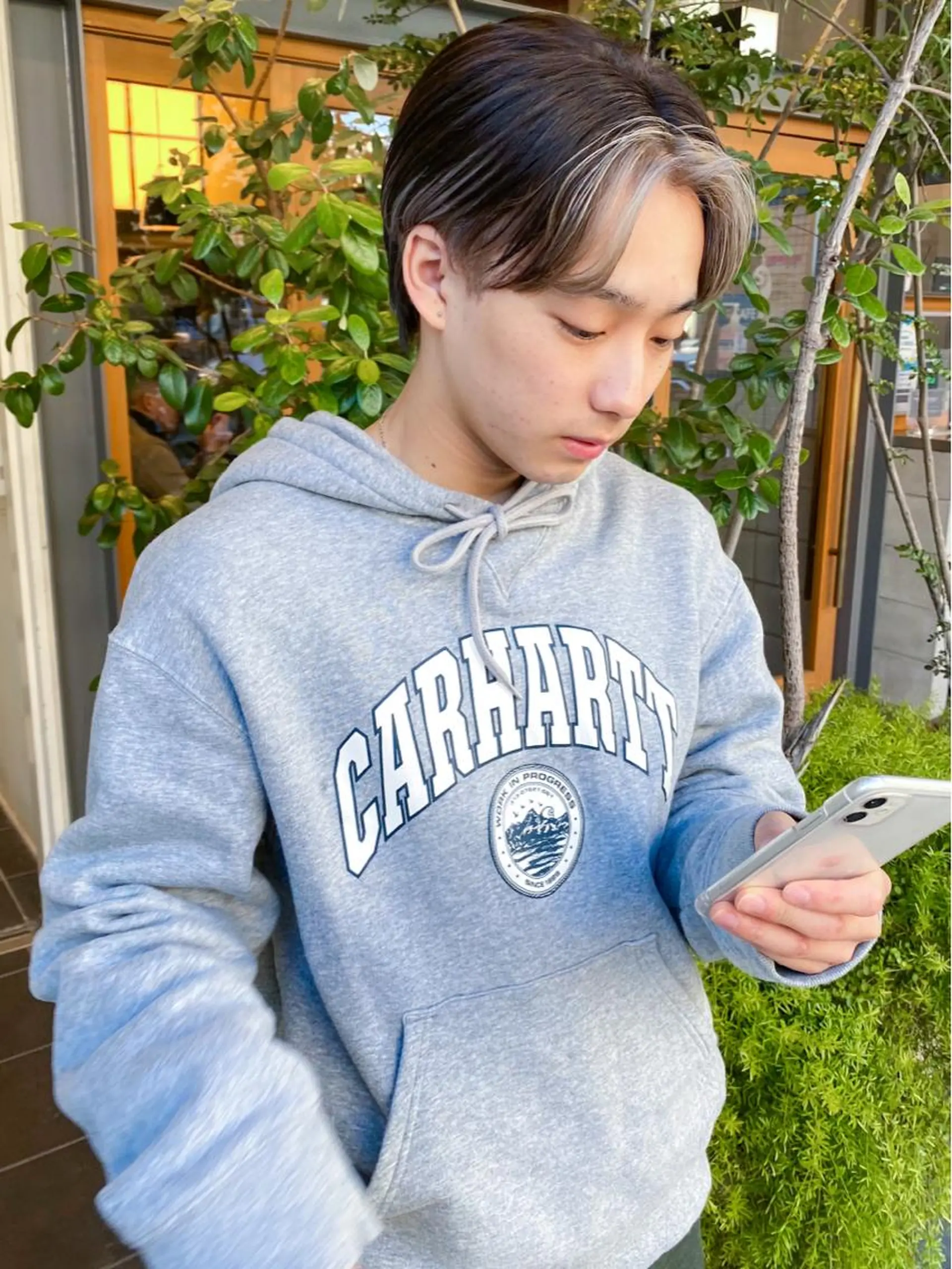 カラー メンズ メンズインナーカラー ベージュカラー デザインカラー インナーカラー カット ヘアカラー 栄/矢場町 三井太朗のヘアスタイル