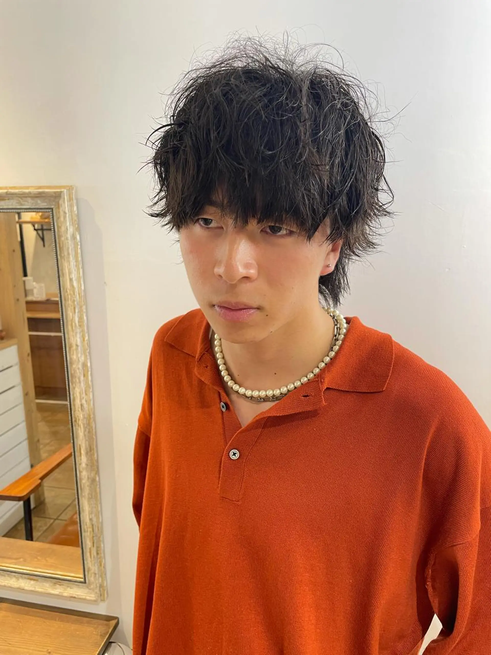 ミディアム 渋谷 ミモザワークス タニグチヨシユキのヘアスタイル