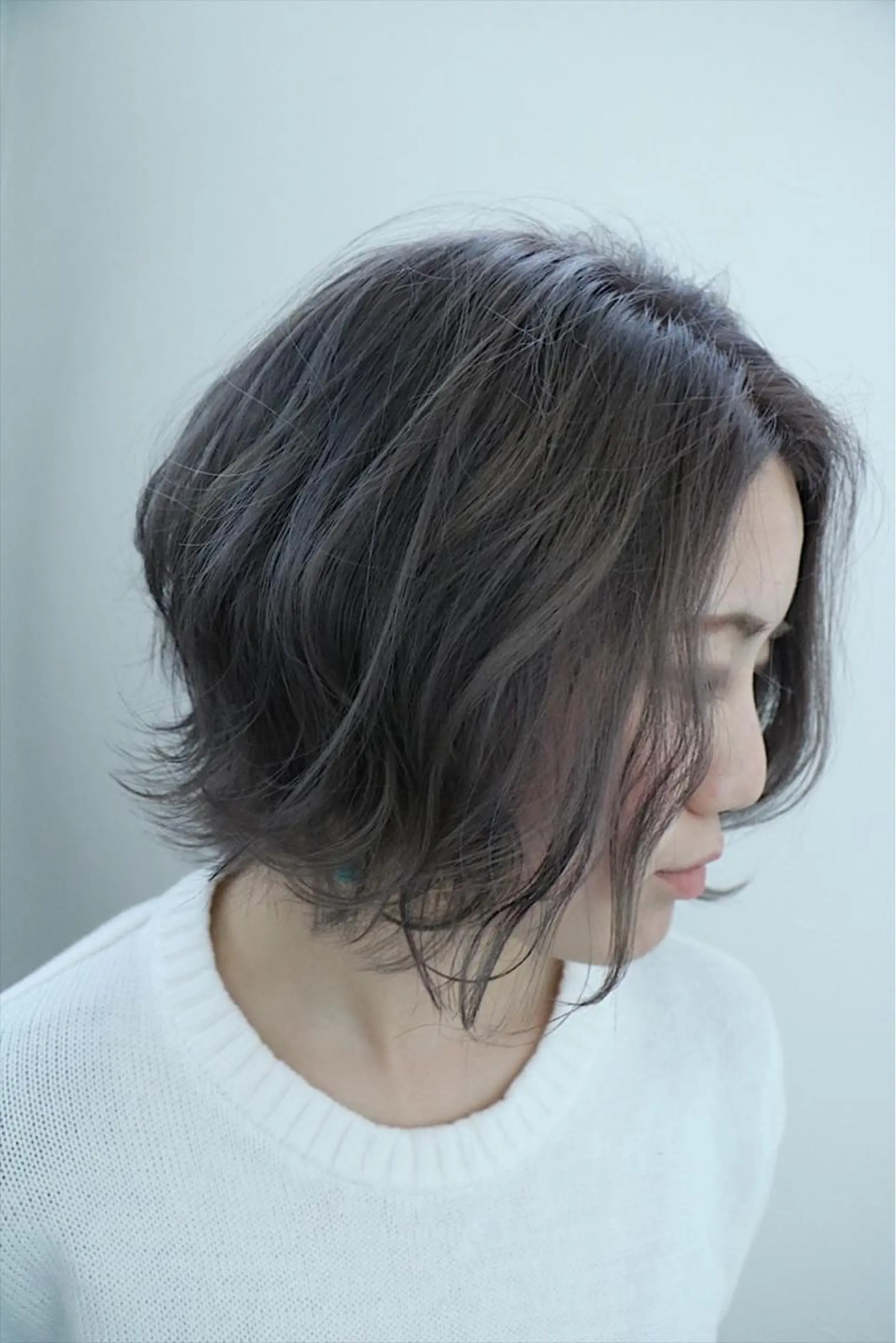 ショート カラー ブリーチ ブルーカラー ブルージュ soins de   MaLily所属・soins de MaLilyのヘアスタイル