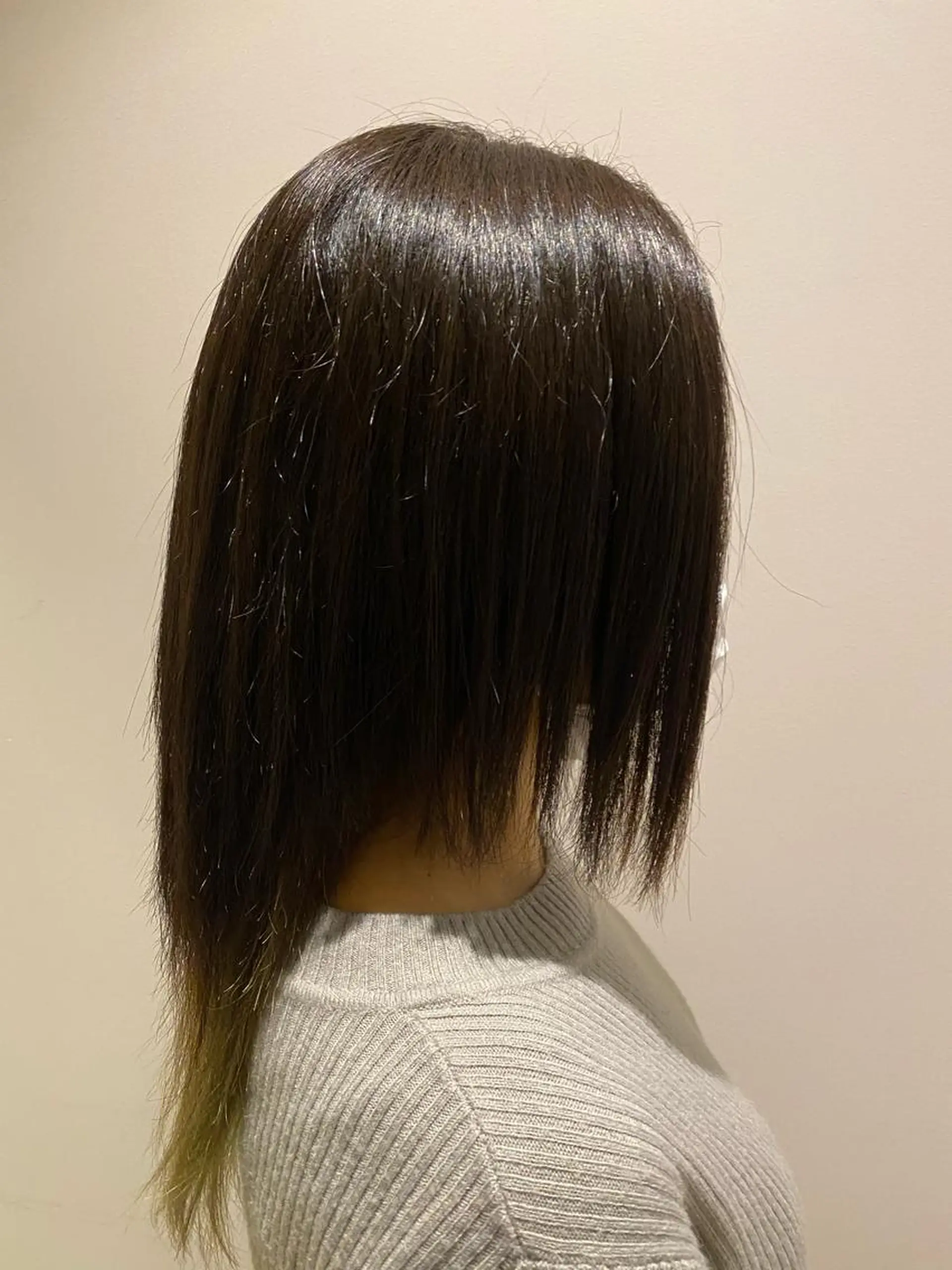 セミロング セミロングパーマ カット 縮毛矯正 トリートメント 艶髪🌿美髪 大塚礼乃【西荻窪】のヘアスタイル