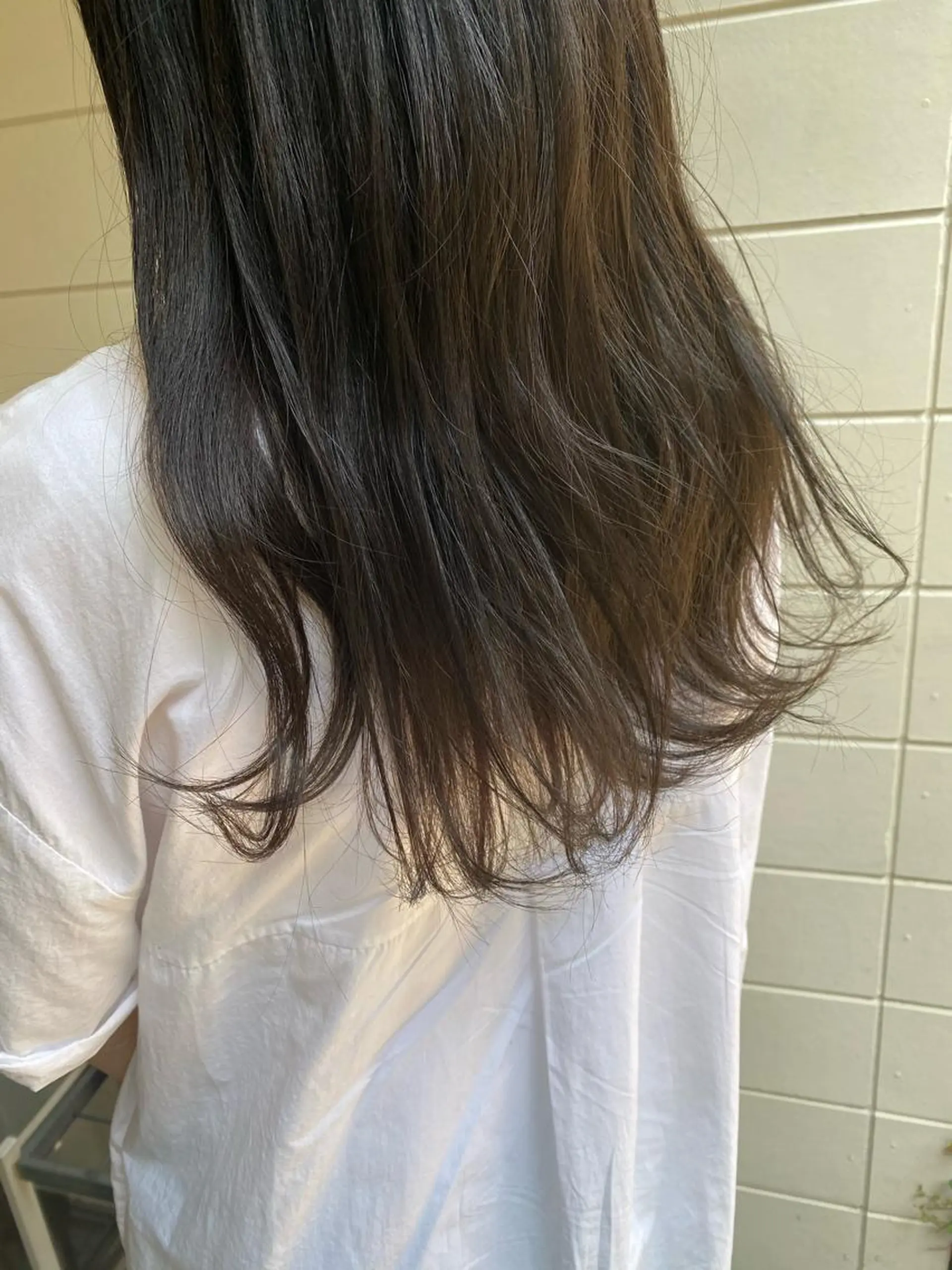 ロング カラー パーマ ヘアアレンジ メンズ キッズ ネイル マツエク・マツパ 透明感カラー グレージュ ナチュラル Uil所属・インナーカラー/ KANAのヘアスタイル