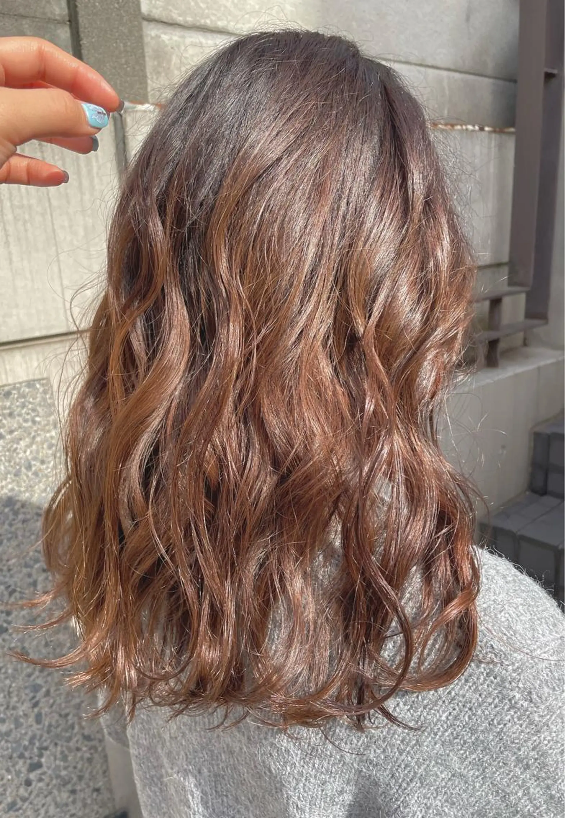 ロング 中村 海波のヘアスタイル