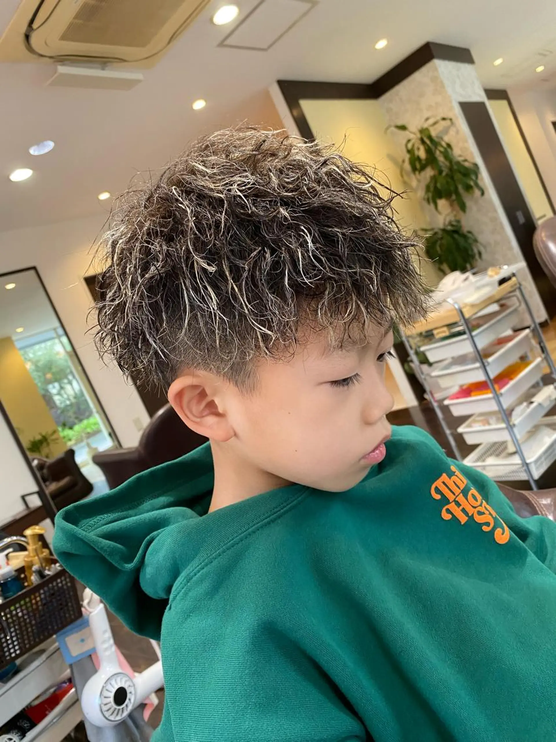 ショート パーマ メンズ RIRŪA所属・プルシールエクステ ちゃきのヘアスタイル