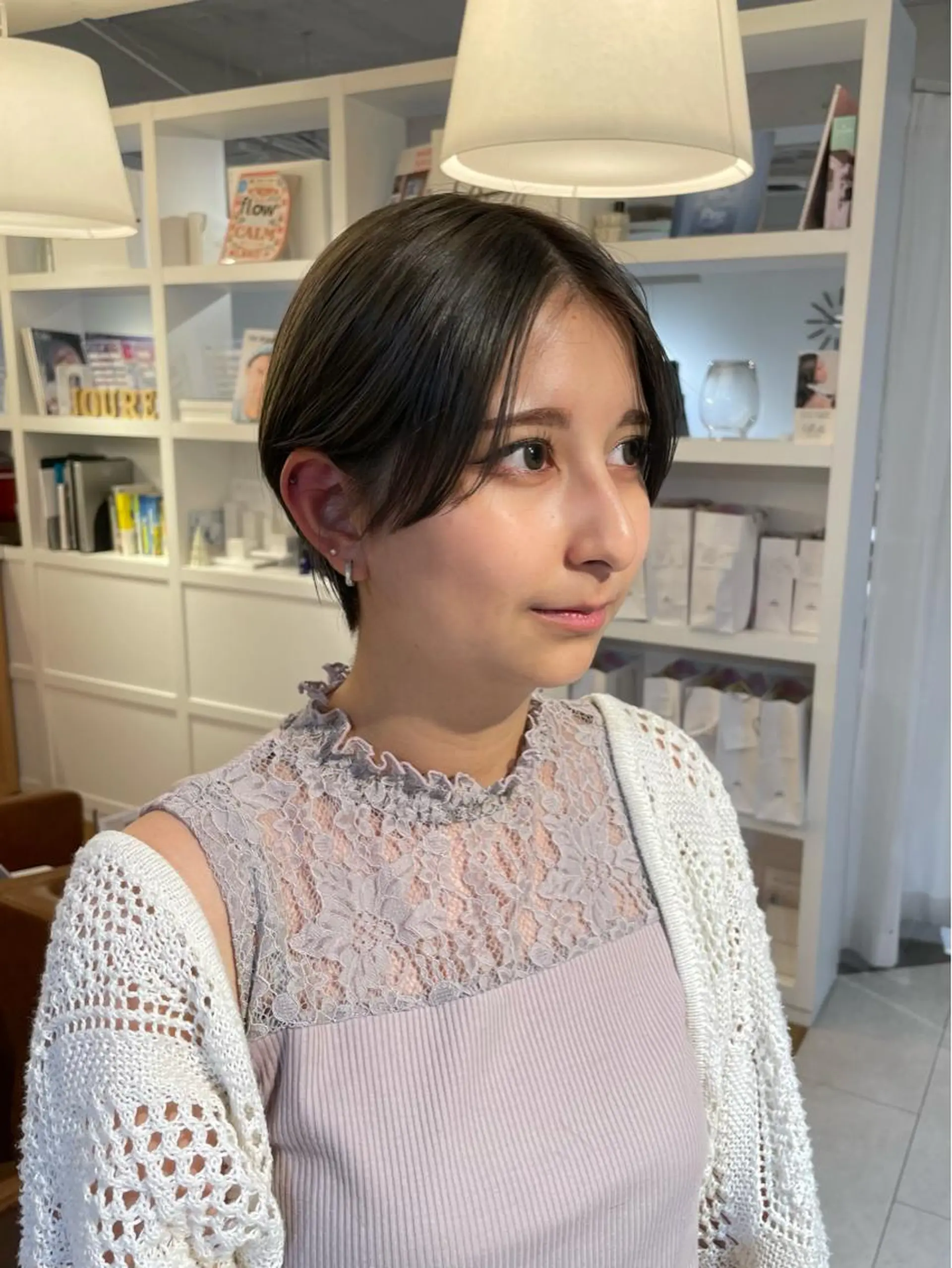 ショート カラー ショートヘア カット ヘッドスパ Ogata Marinaのヘアスタイル