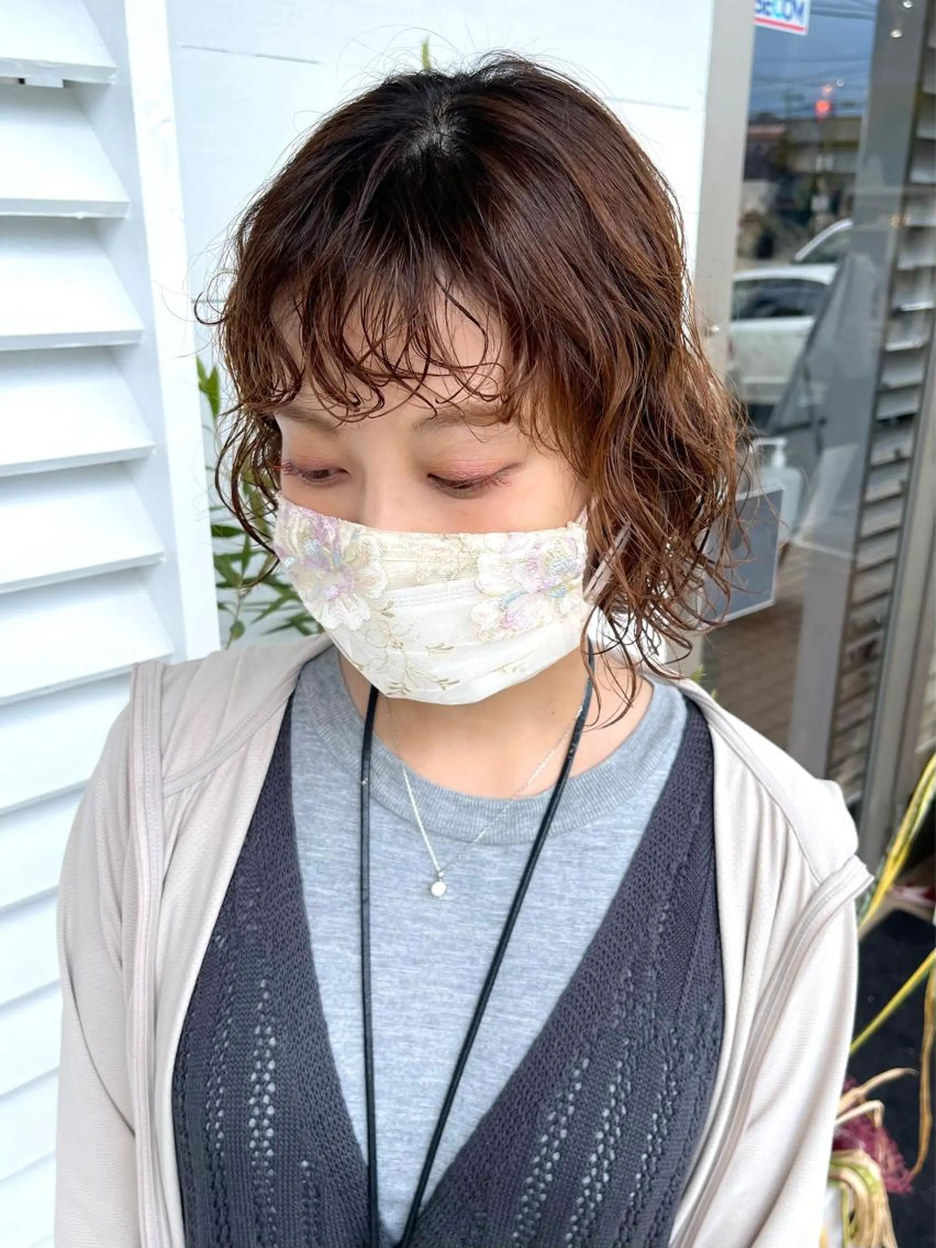 ショート パーマ カット パーマ トリートメント －SARRY－ YUKIのヘアスタイル