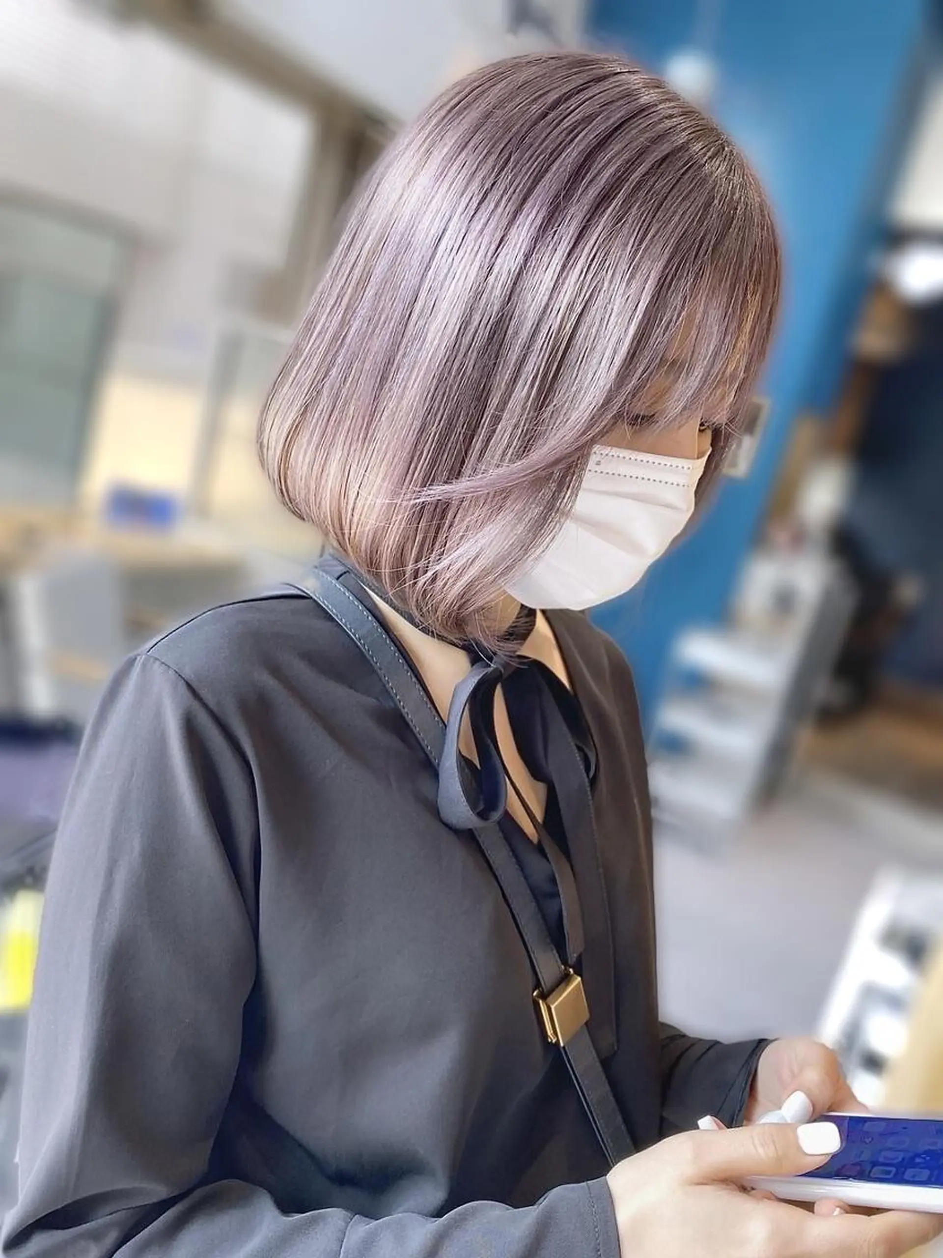 カラー Blossomミカ 🦋眉マツパマツエクのヘアスタイル