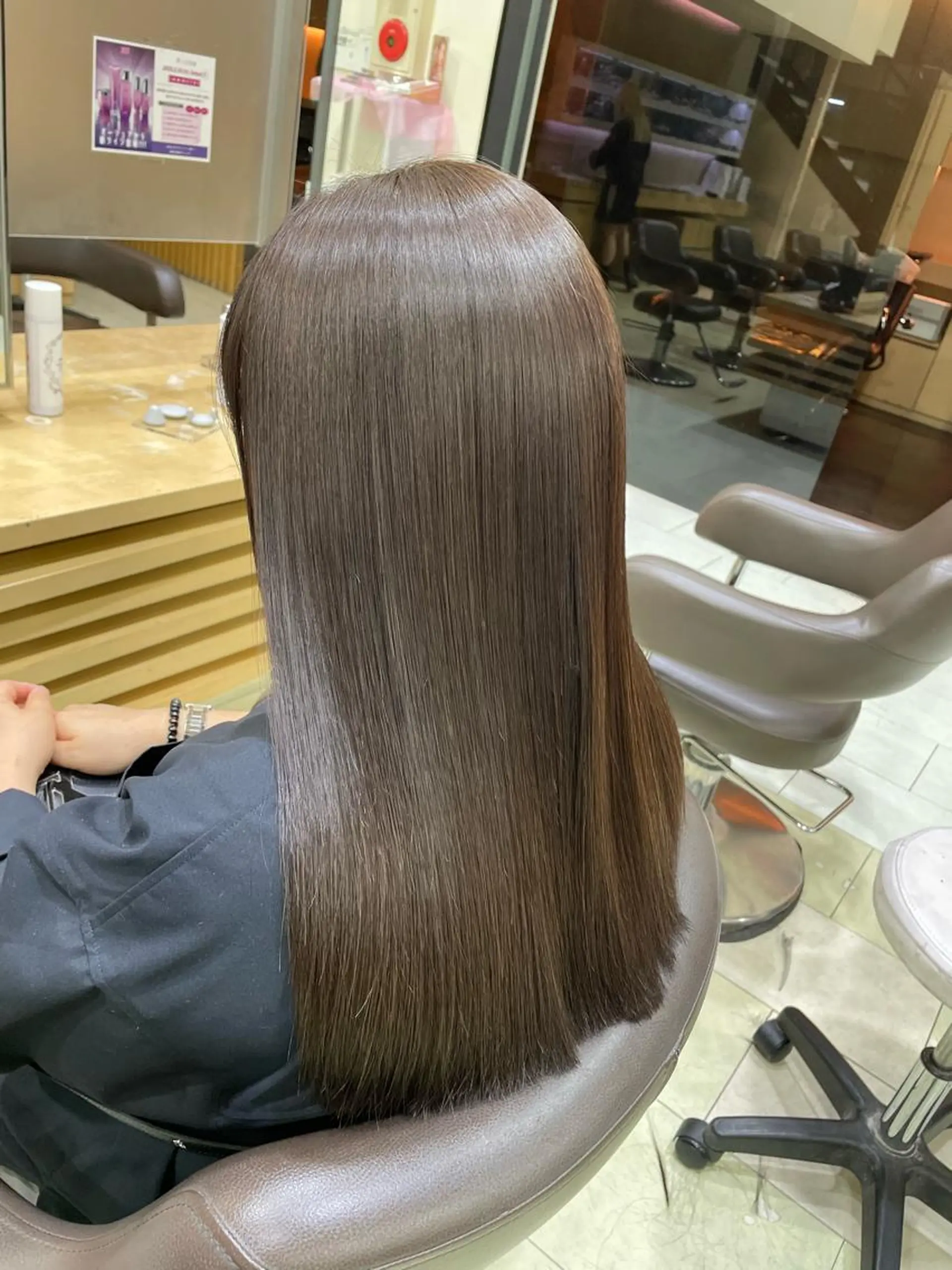 ロング カラー トリートメント メンズカットパーマ 【フェザーパーマ】のヘアスタイル