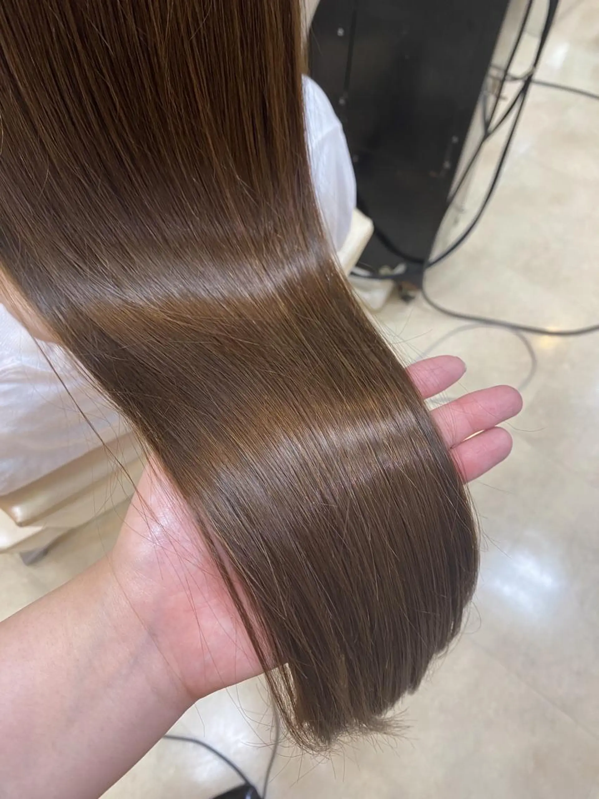 ロング ヘアカラー トリートメント ハイトーン×デザイン 🪽🫧HIKARIのヘアスタイル