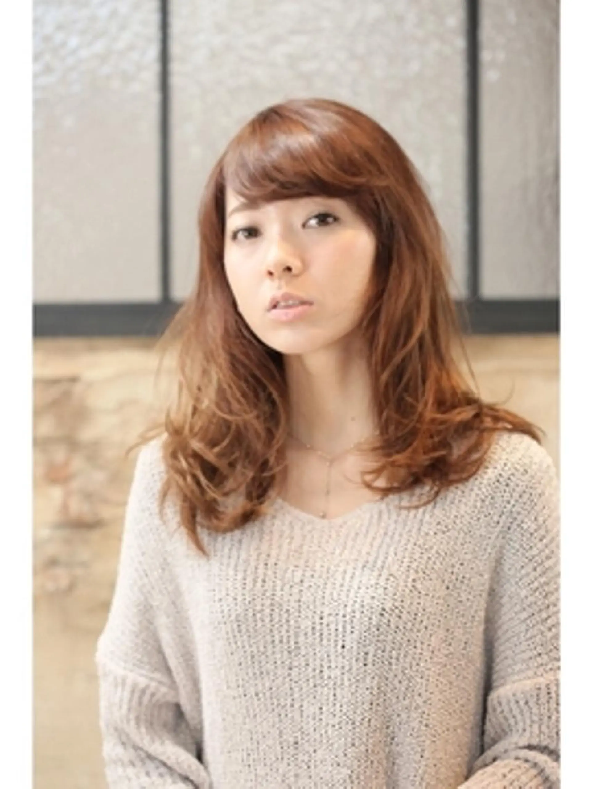 ミディアム カラー YASU🍎CUT 赤系カラー/ヘアケアのヘアスタイル