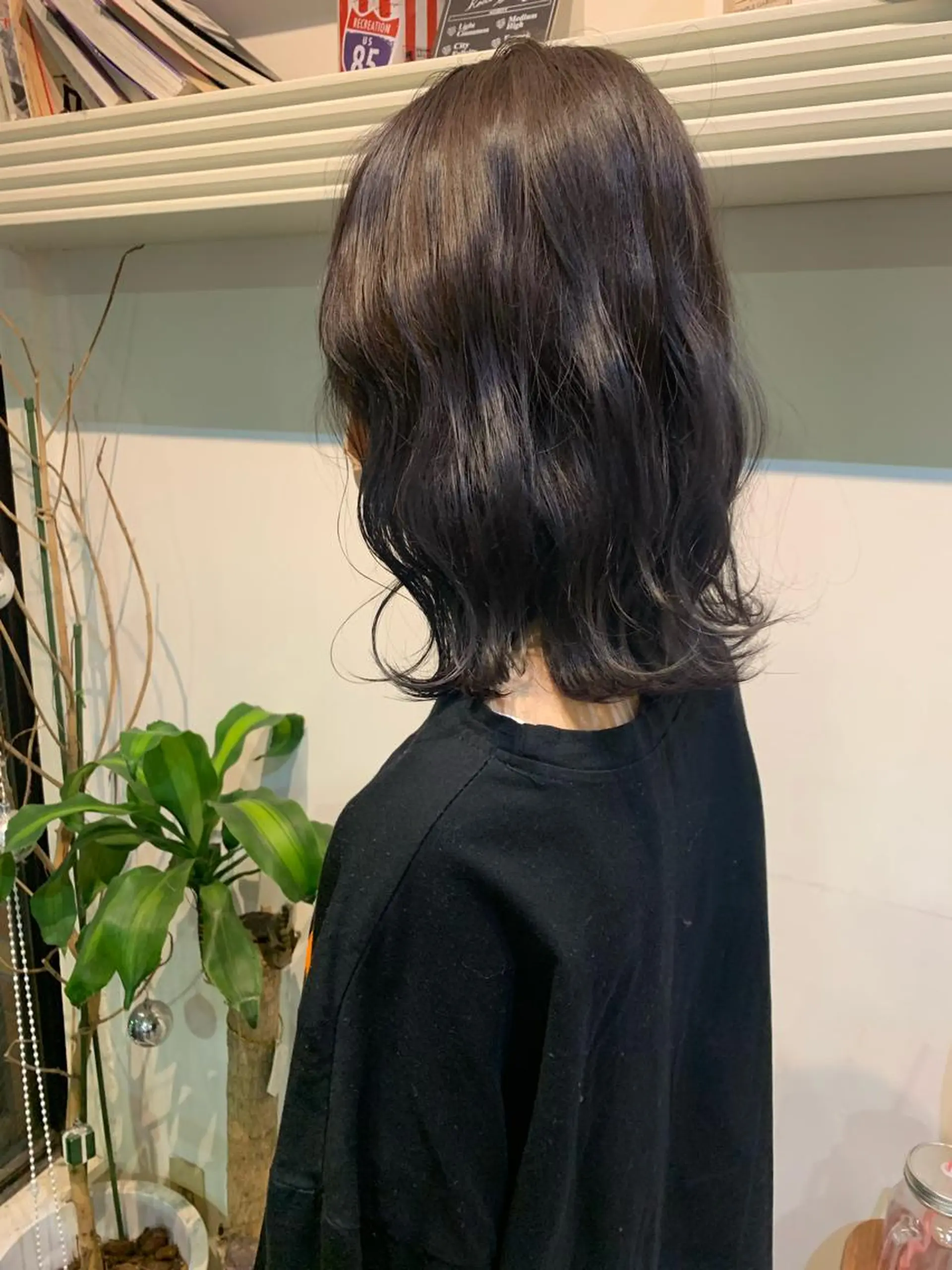 ミディアム ヘアカラー トリートメント ヘッドスパ ヘアセット 山口 竣也のヘアスタイル