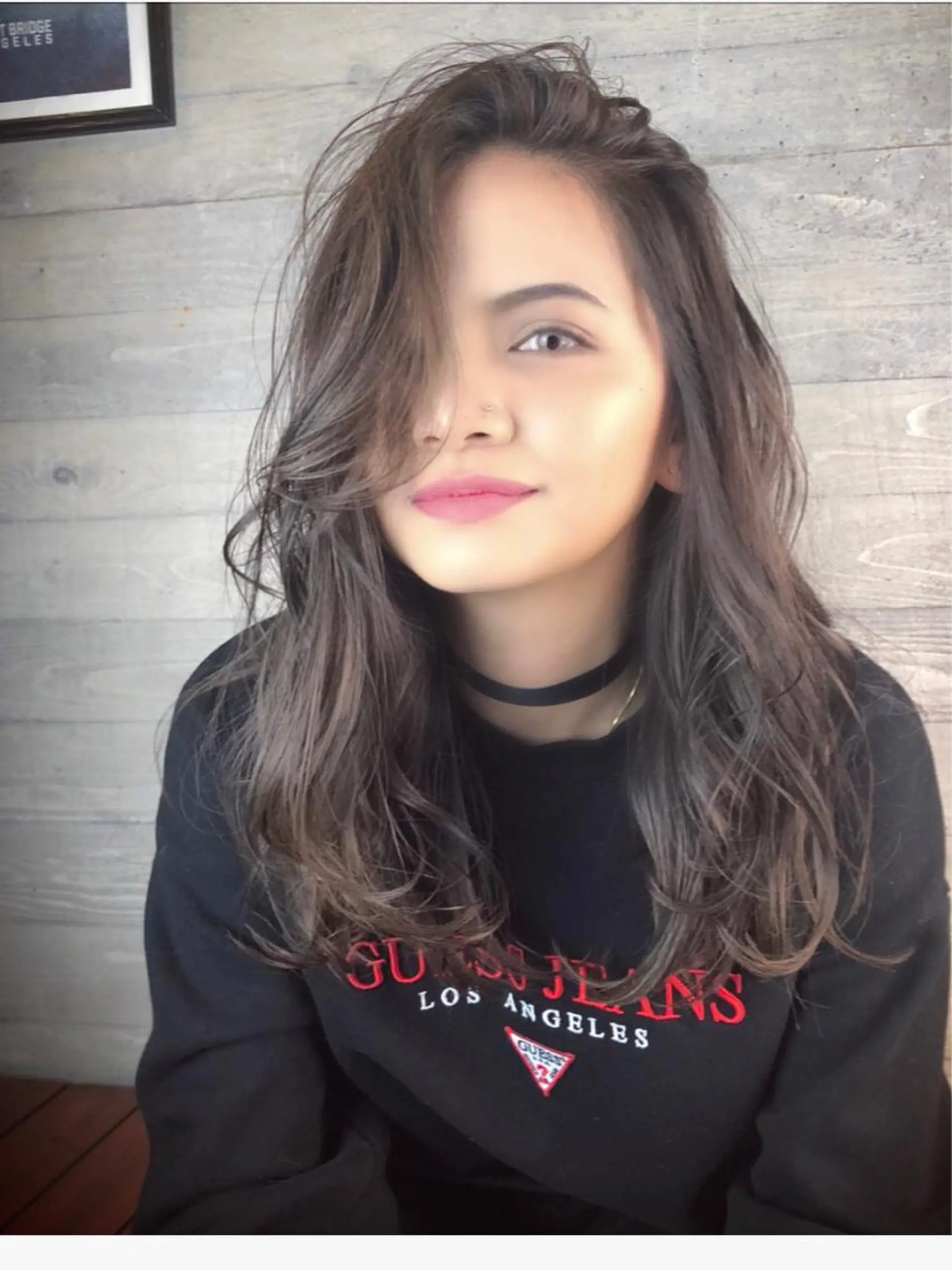 セミロング ハイライト コールネックスザサロン所属・白髪ぼかし×デザイン 🕊️🫧ホウジョウのヘアスタイル