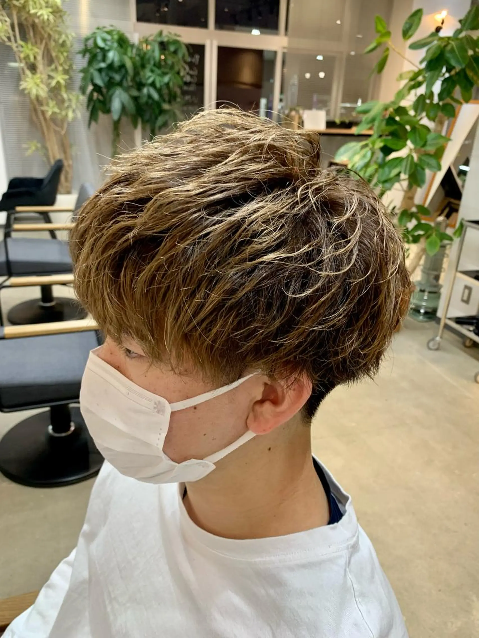 メンズ メンズパーマ メンズツイストパーマ ツイストパーマ THEDAY所属・ショート特化 🍀門脇良樹🍀のヘアスタイル