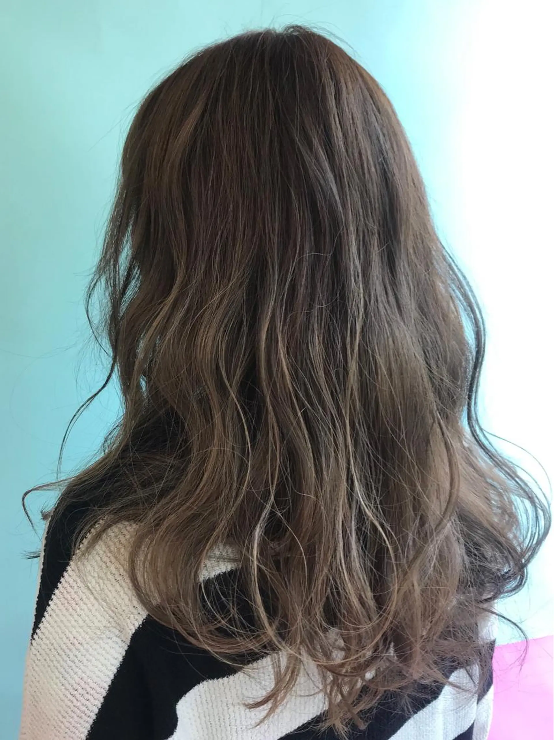 ロング カラー バレイヤージュ レイヤーカット 💙あかみね 💙(mine)のヘアスタイル