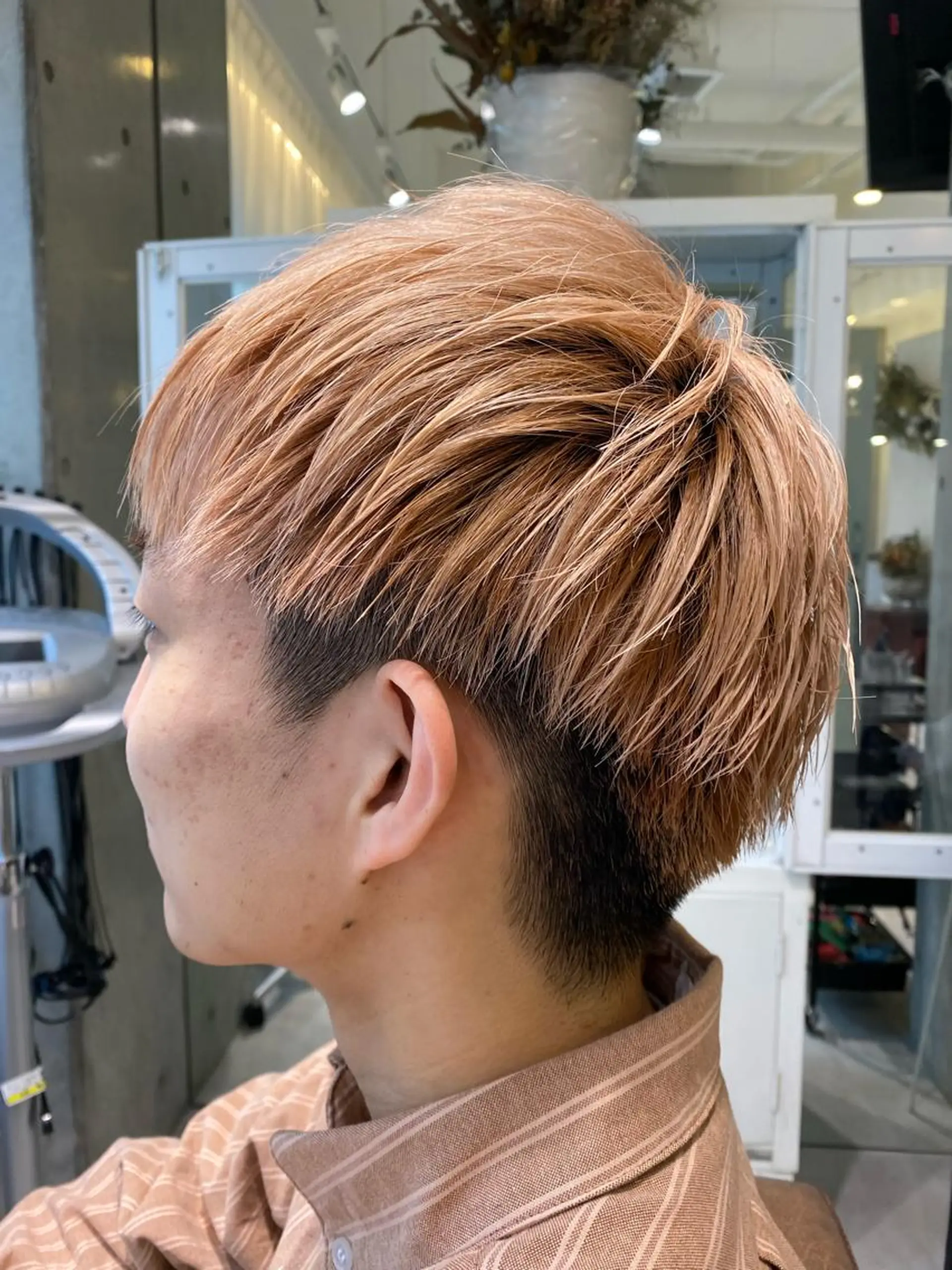 メンズ マッシュ 大久保 優香のヘアスタイル