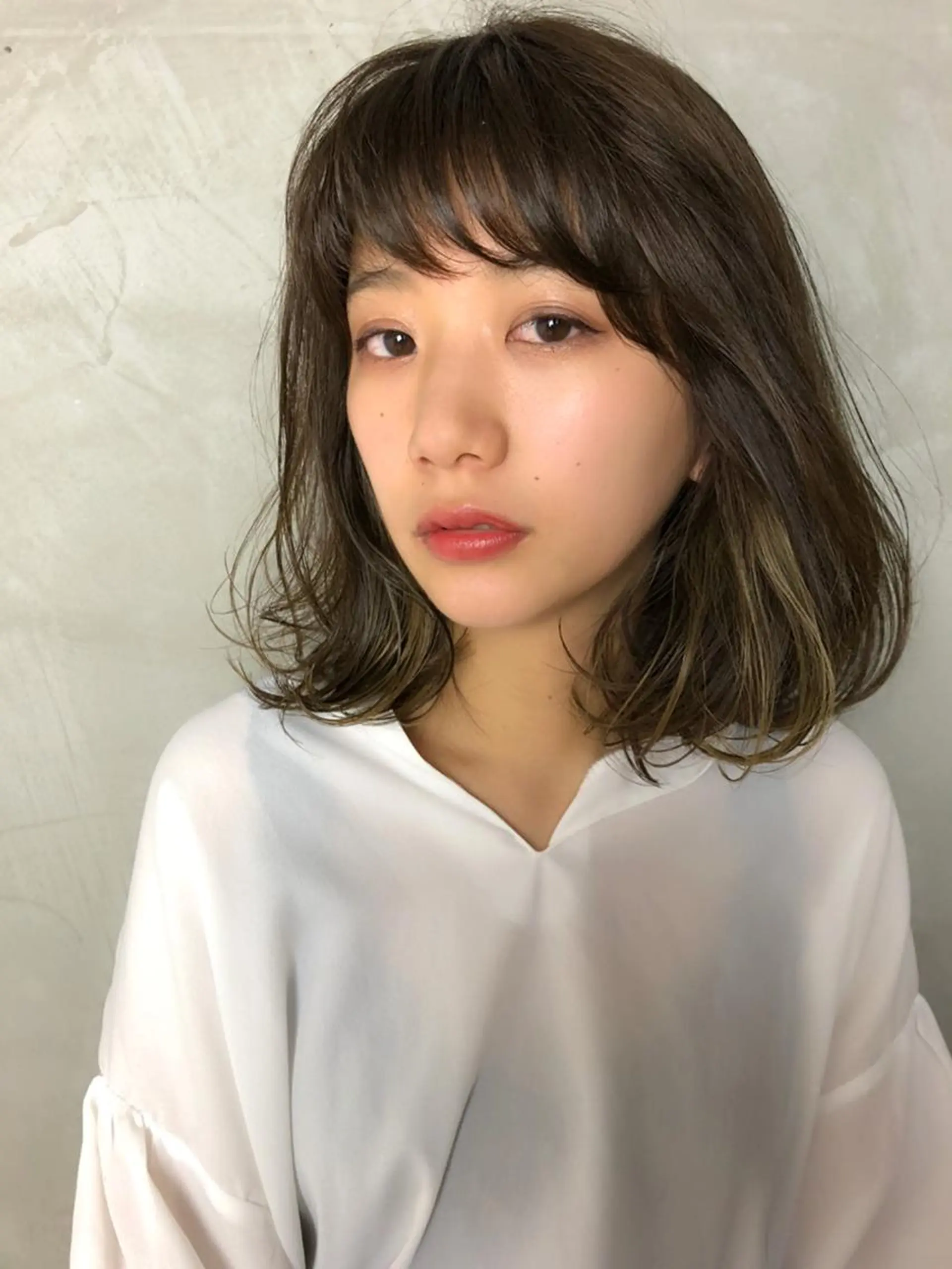 ミディアム ヘアカラー ＦＵＮＩＣ ファニックのヘアスタイル