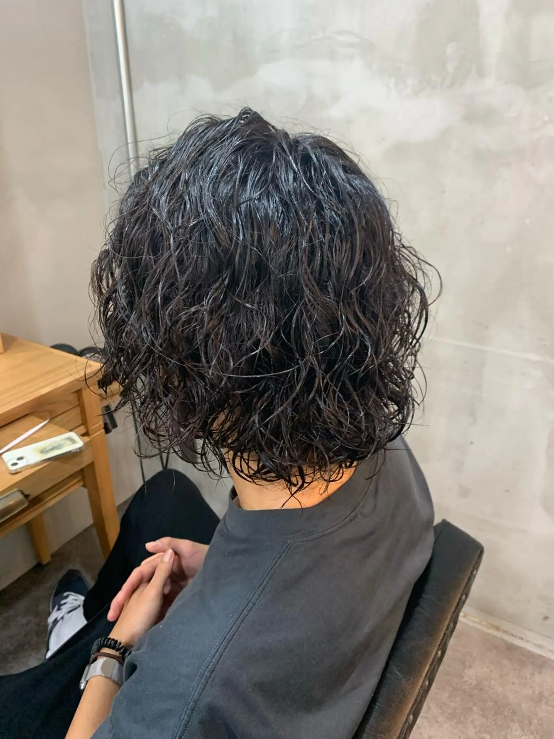 パーマ メンズ メンズパーマ 🫧顔まわりレイヤー カット🫧🧼白石輝のヘアスタイル