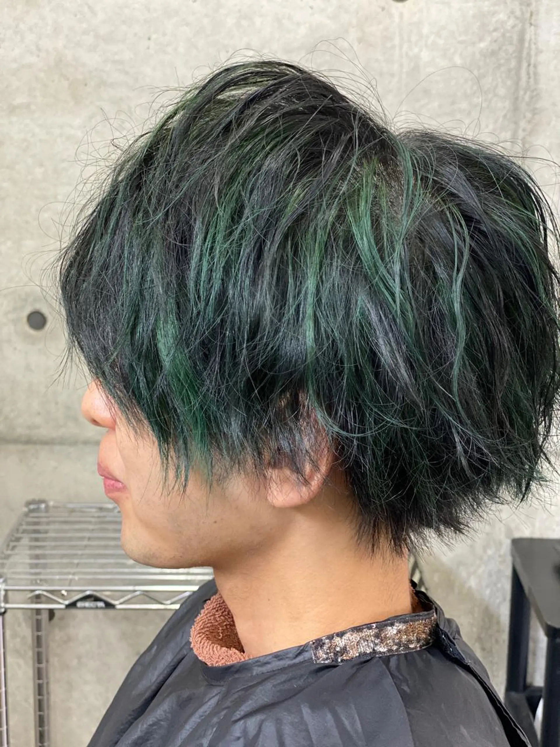 ショート カラー ヘアアレンジ メンズ メンズハイライト ハイライトカラー ハイライト カット ヘアカラー 瀧尻 光のヘアスタイル