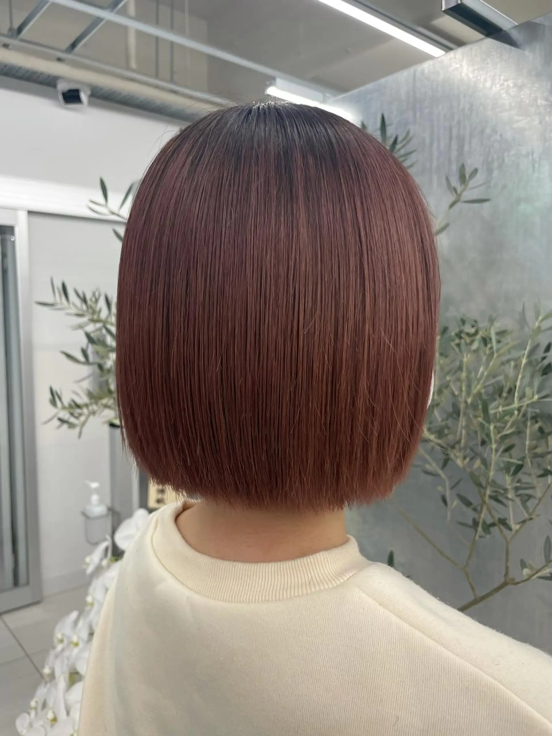 ショート ボブ トリートメント 暖色🎀ゆるふわ☁️ MOERI 🍒のヘアスタイル