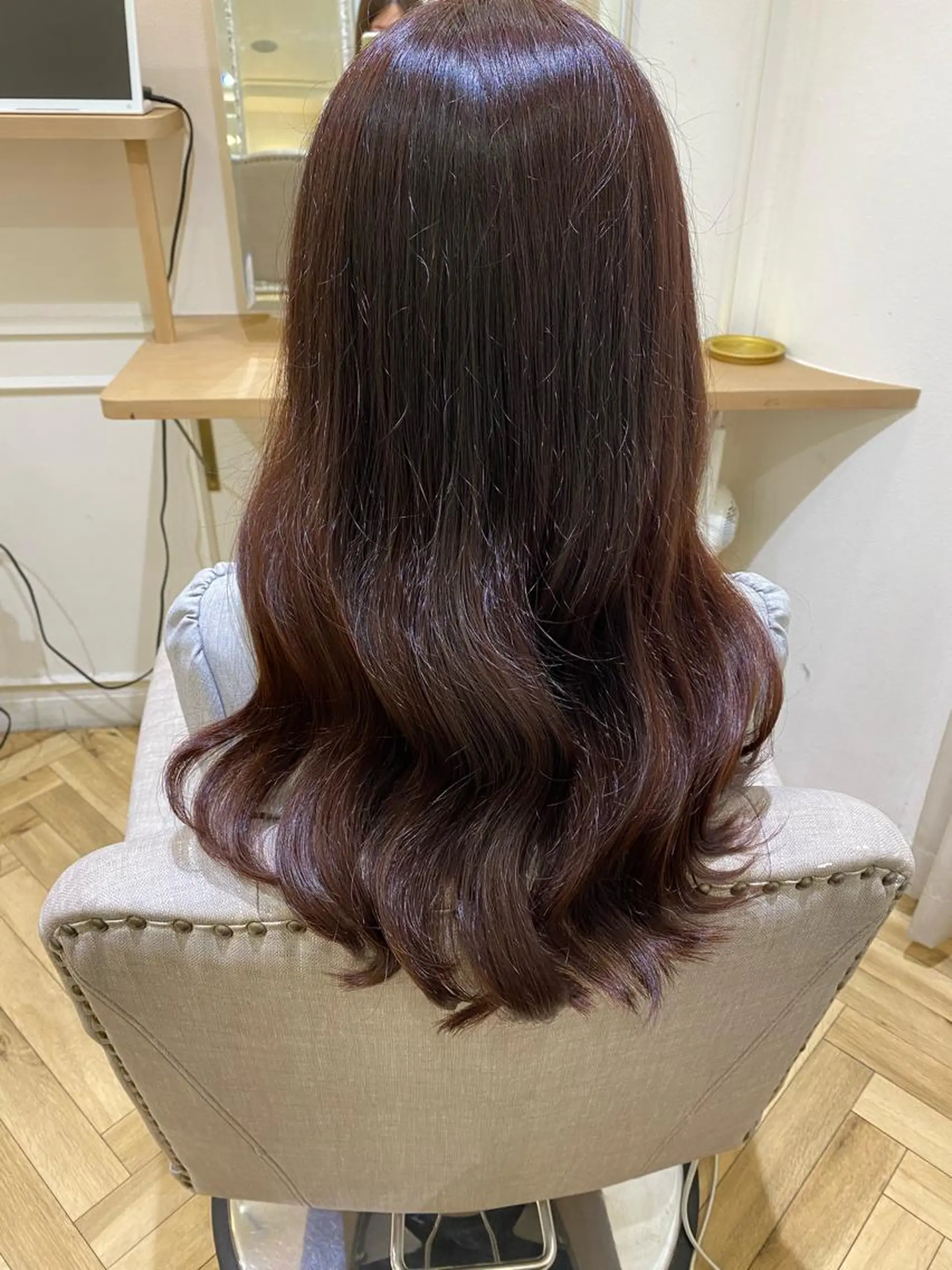ロング ヨシンモリ 韓国風ヘア カット ヘアカラー トリートメント 韓国ヘア🇰🇷 SAYAのヘアスタイル