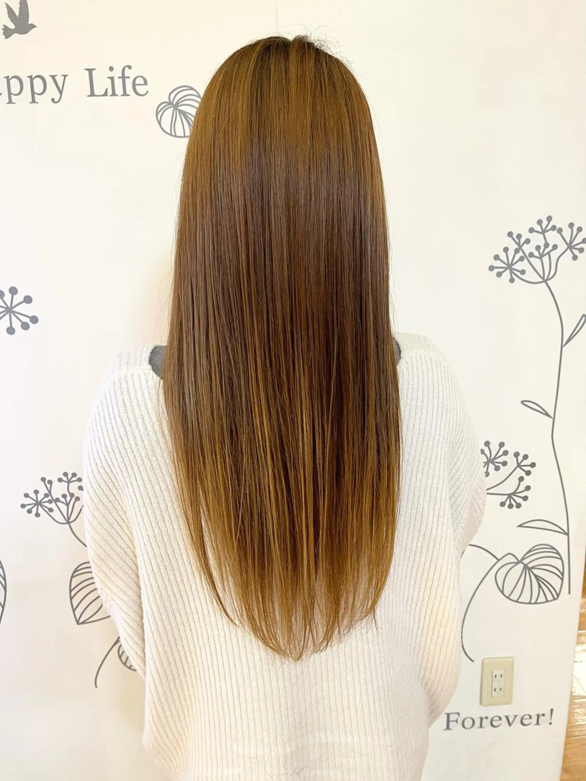 ロング 縮毛矯正 トリートメント BALANCE vivi バランス ヴィヴィ所属・梶谷 和希のヘアスタイル