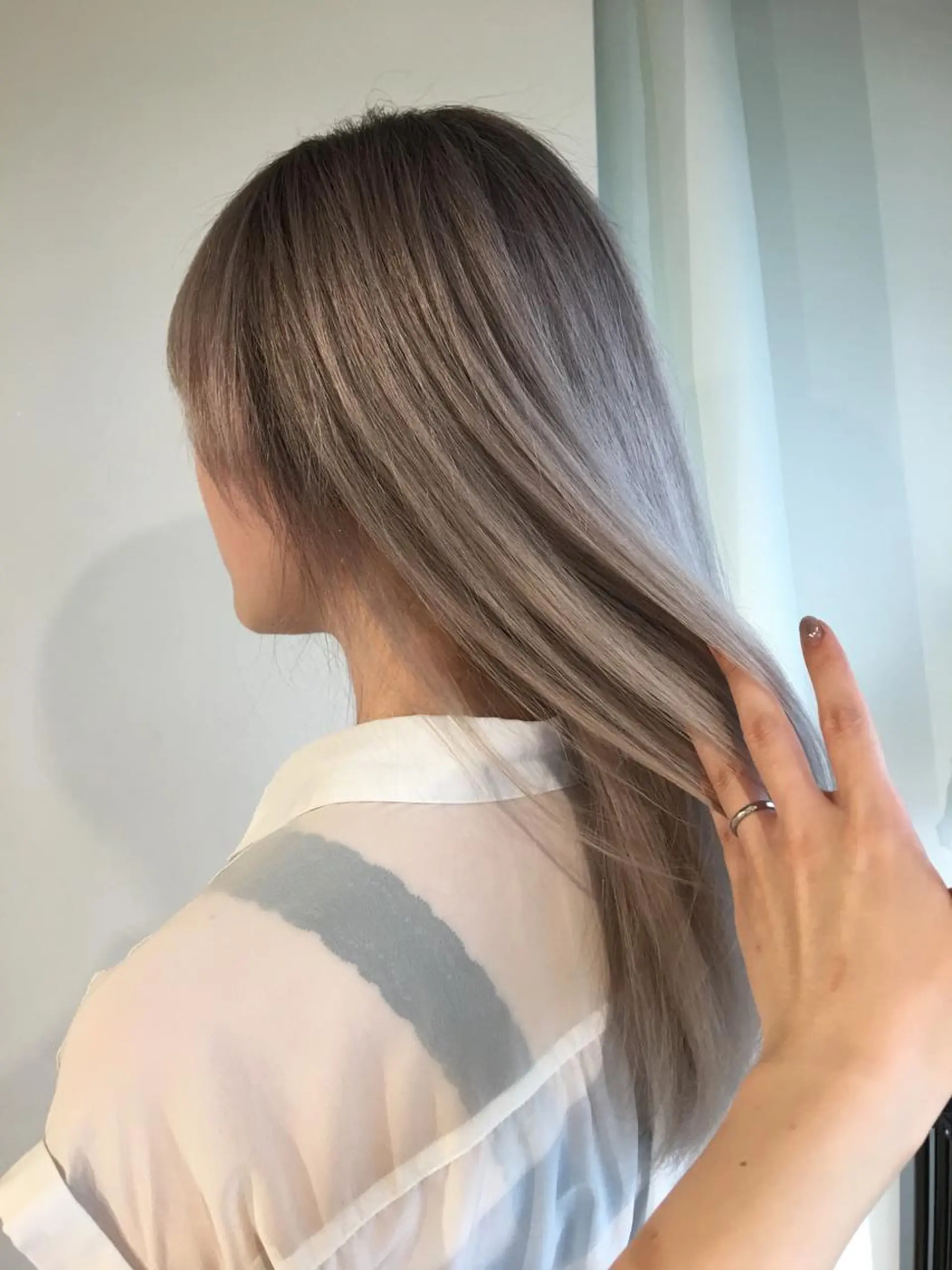 ロング ヘアカラー トリートメント etore 矢場町 南沙希のヘアスタイル