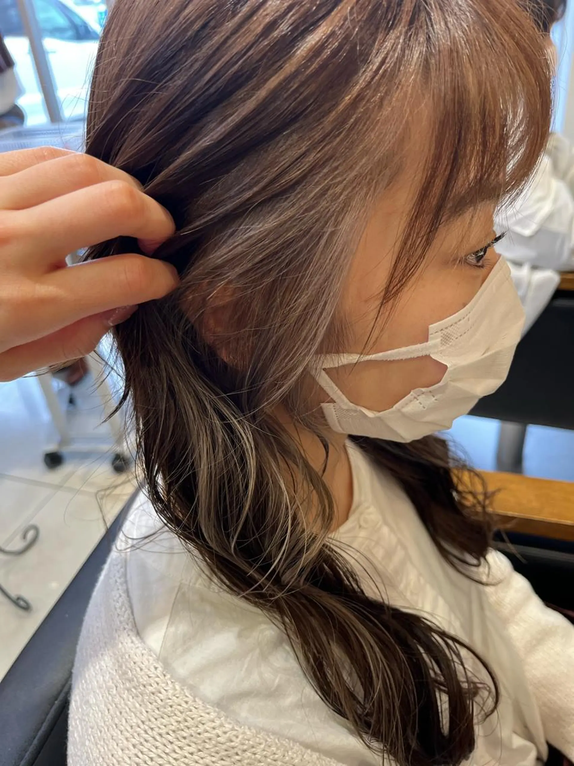 セミロング KAEDE🎀 ジャニオタ美容師のヘアスタイル