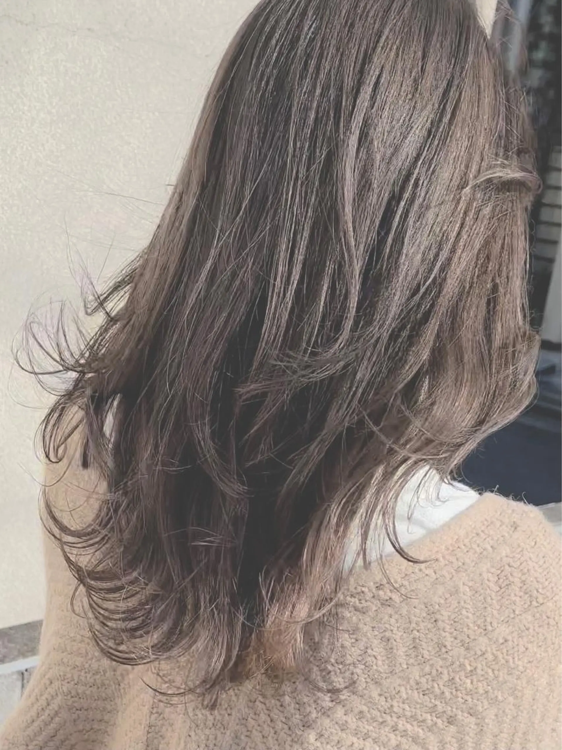 セミロング ハイライト 髪質改善 レイヤーカット トリートメント カット ヘアカラー トリートメント 小林 正樹のヘアスタイル
