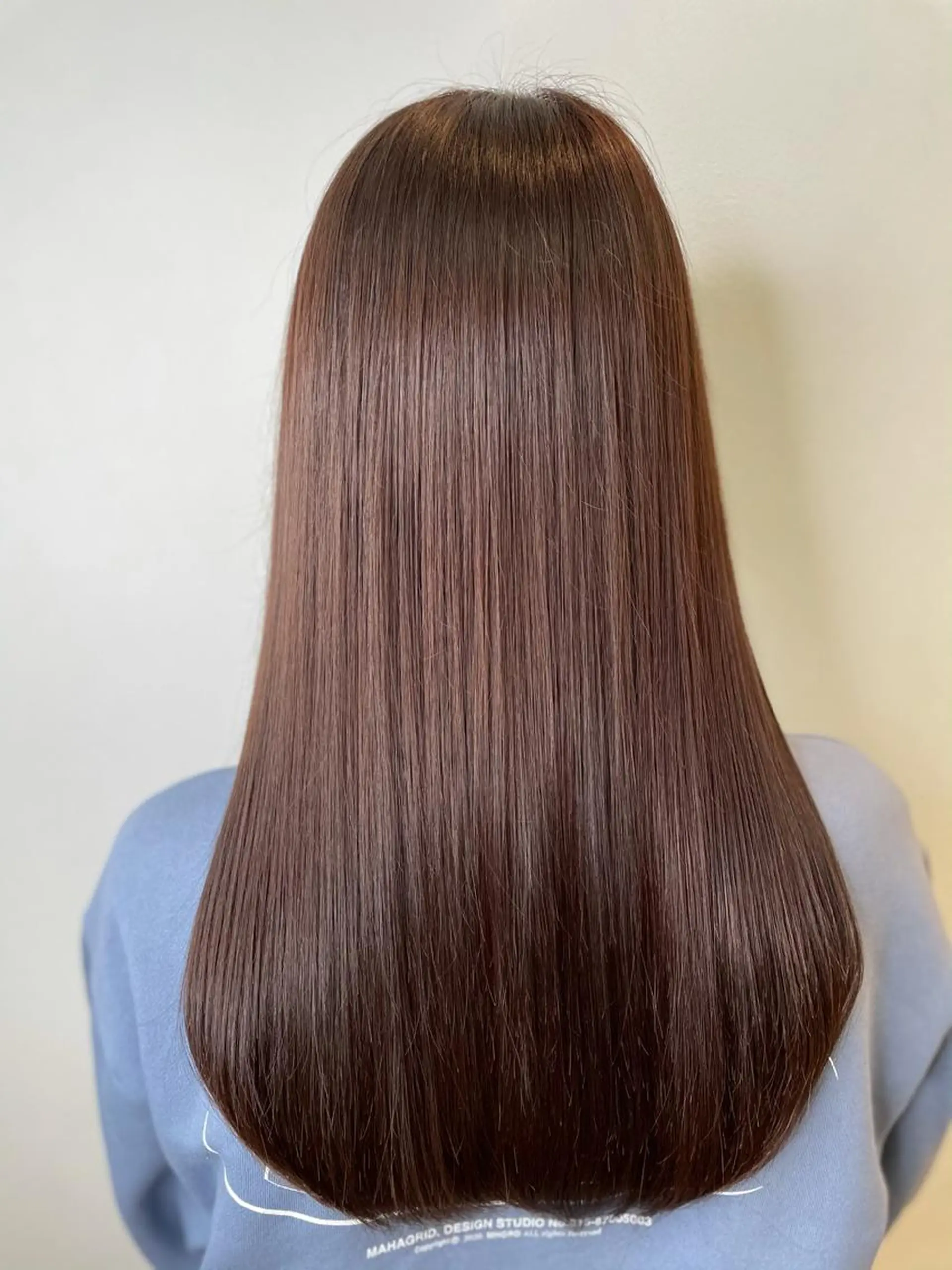 ロング カラー ベージュカラー ラベンダーカラー ラベンダーベージュ カット ヘアカラー トリートメント IORI #韓国ヘア#髪質改善のヘアスタイル