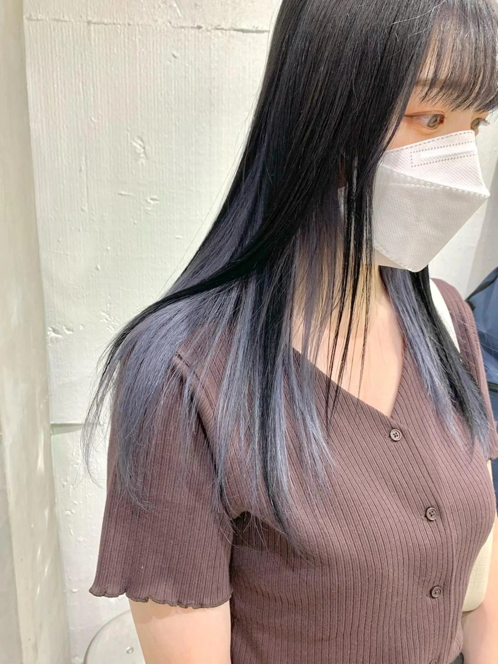 ロング カラー ヘアアレンジ ニュアンスハイトーン 🌙サイダサキのヘアスタイル