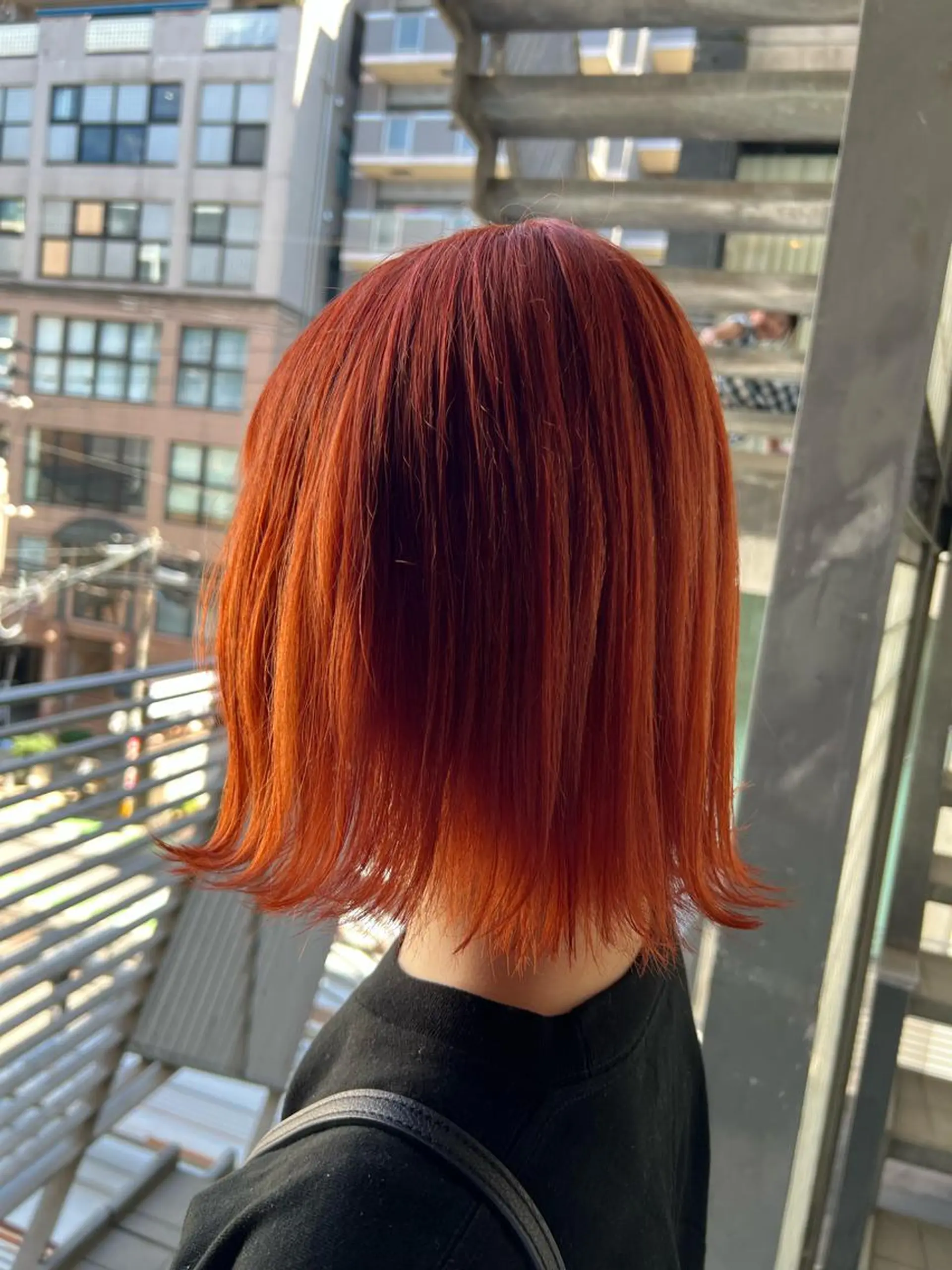 ミディアム カット ヘアカラー トリートメント 艶カラー/レイヤー 🌸ミオのヘアスタイル