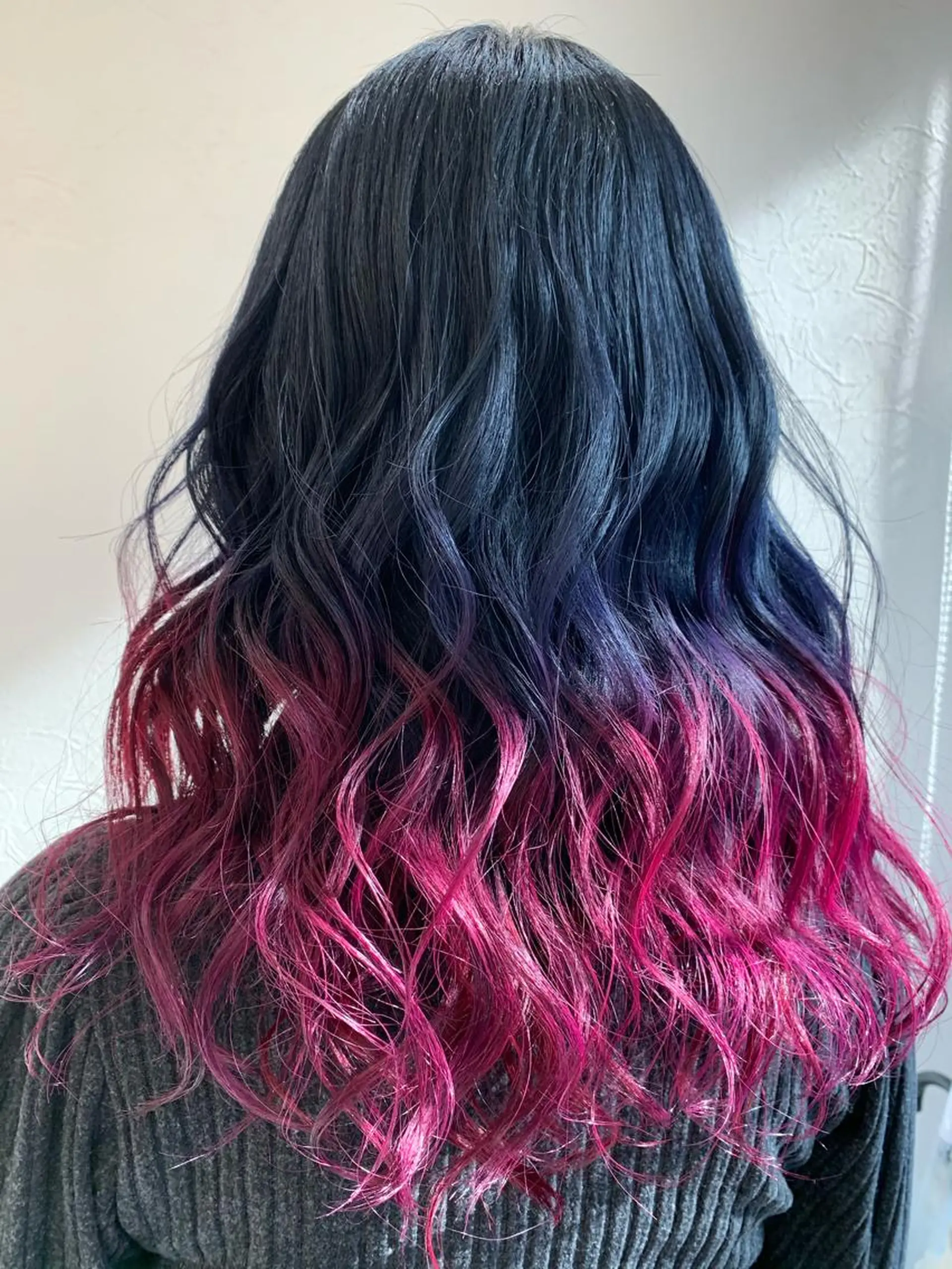 ロング カラー ヘアカラー トリートメント 店長ハイトーンカラー 柞山史奈のヘアスタイル