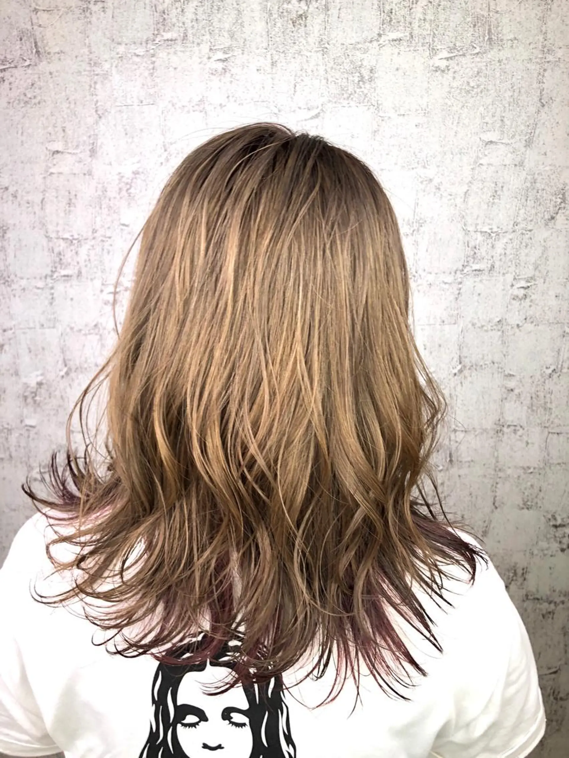 ミディアム カラー ブリーチ イルミナカラー 透明感カラー✨ツヤ髪 廣畑昌志のヘアスタイル