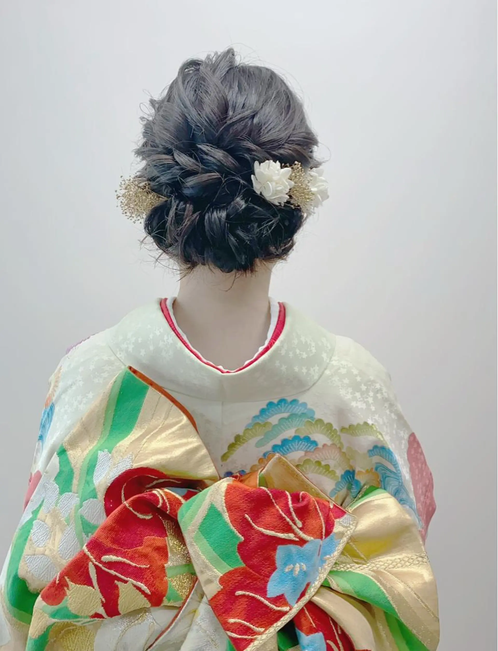 セミロング ヘアアレンジ 着付け GRANLUSSO 〜グランルッソ駅前店所属・木口 嘉美のヘアスタイル